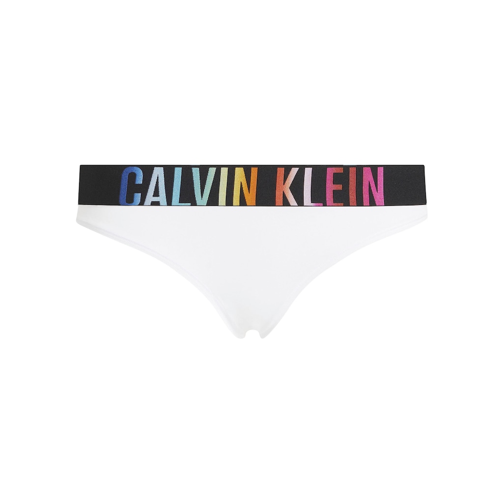 Calvin Klein Underwear Tanga »THONG«, mit mehrfarbigen Logoschriftzügen