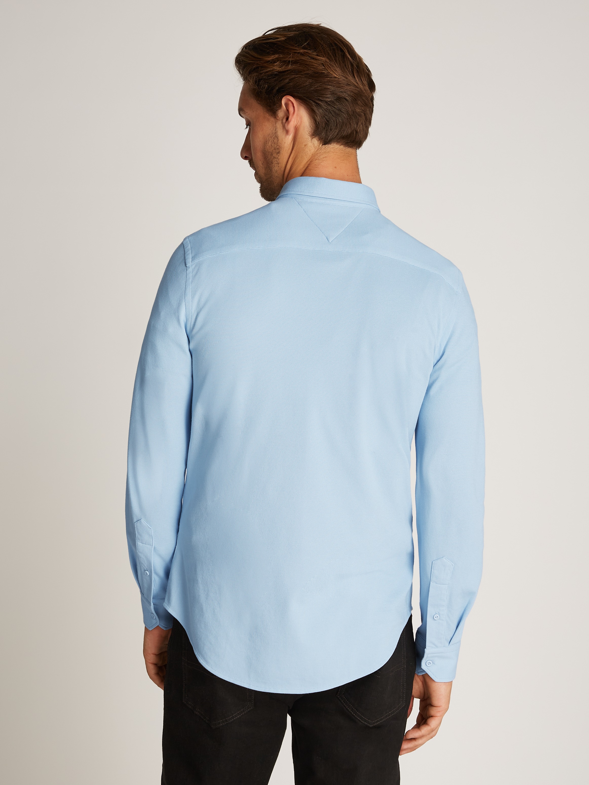 Tommy Hilfiger Businesshemd "PERFORMANCE OXF PIQUE Slim Fit SHIRT" mit Logo günstig online kaufen