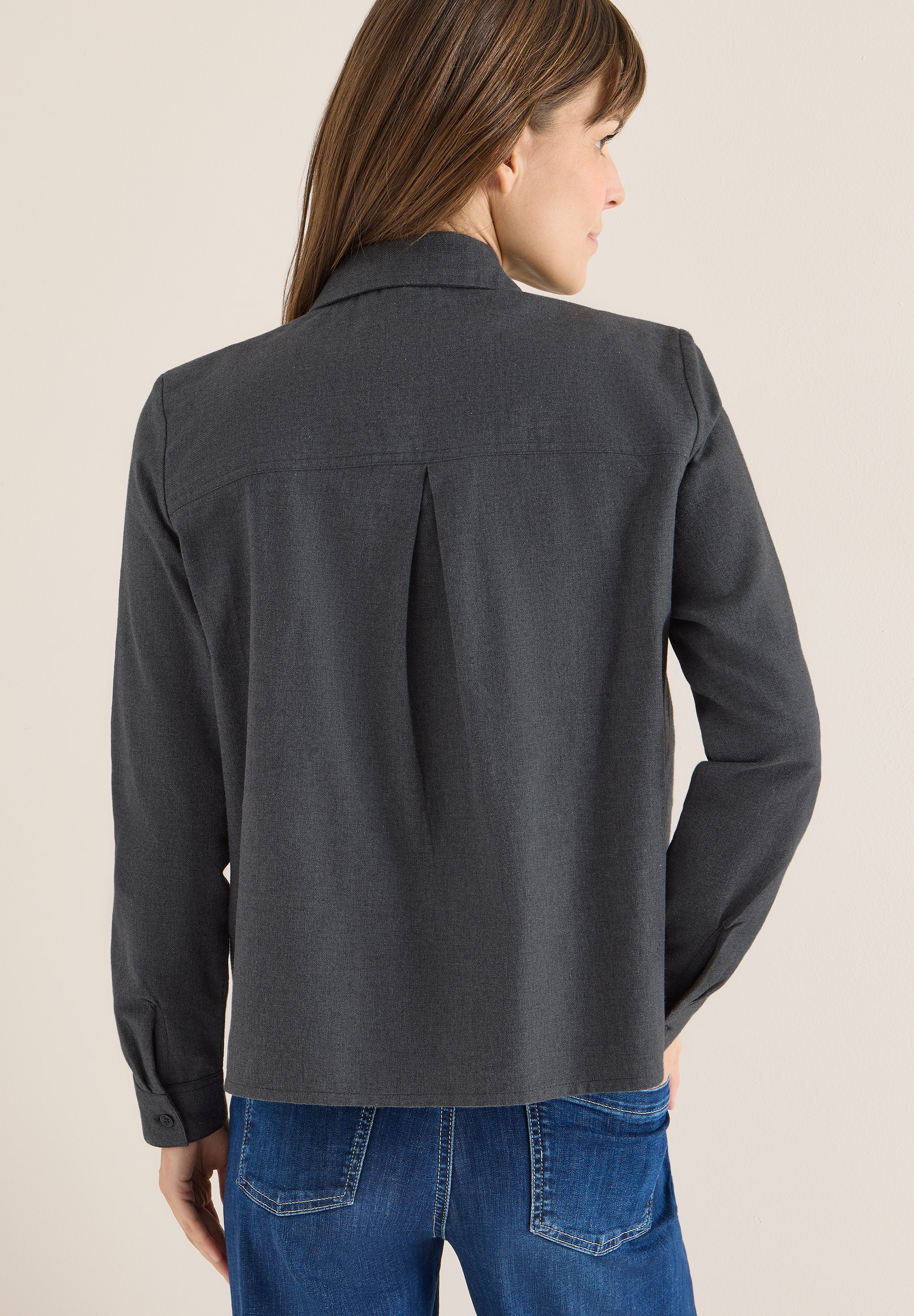 Cecil Flanellbluse mit Nieten günstig online kaufen