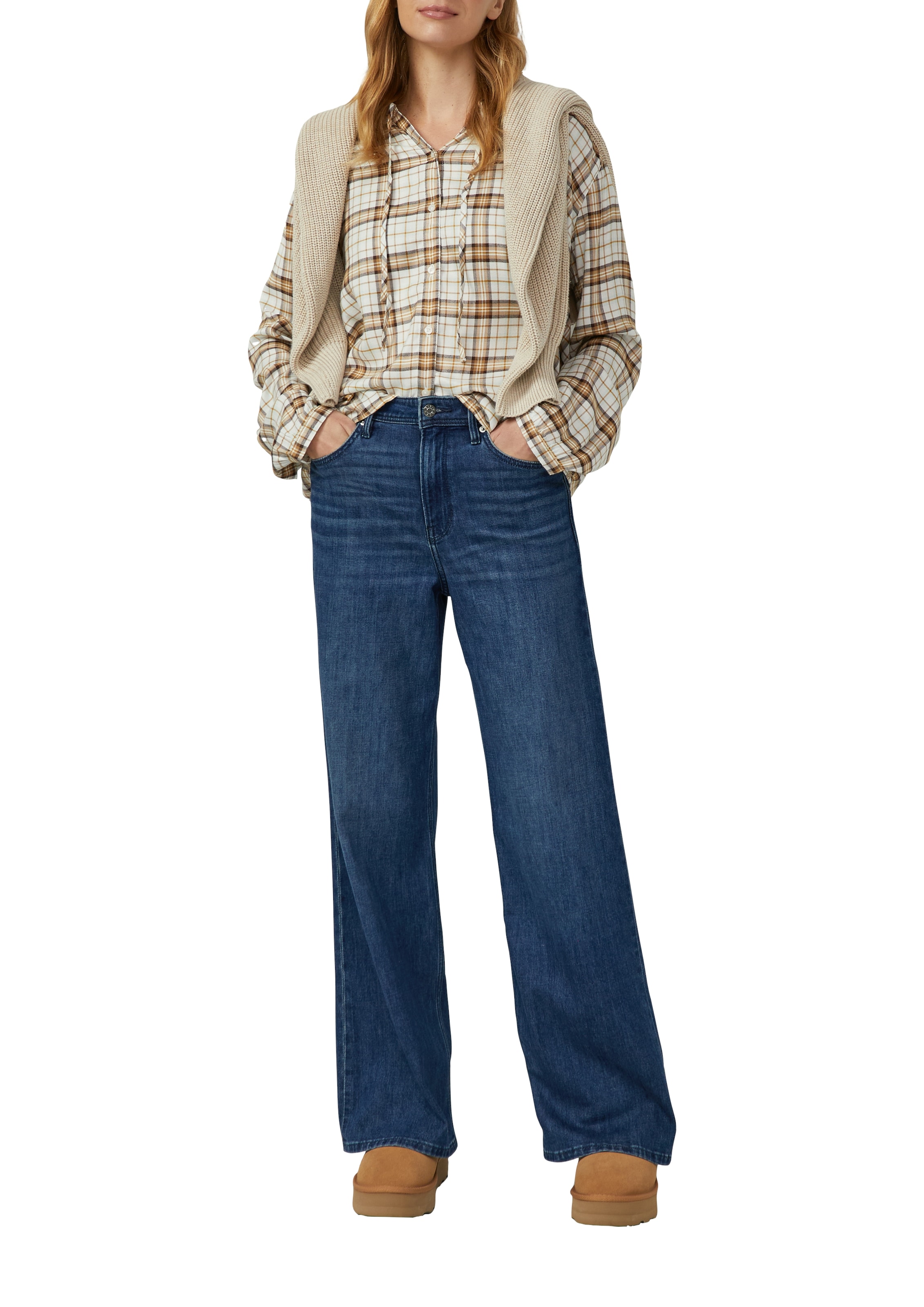 s.Oliver Karobluse mit verspielten Details, Relaxed Fit