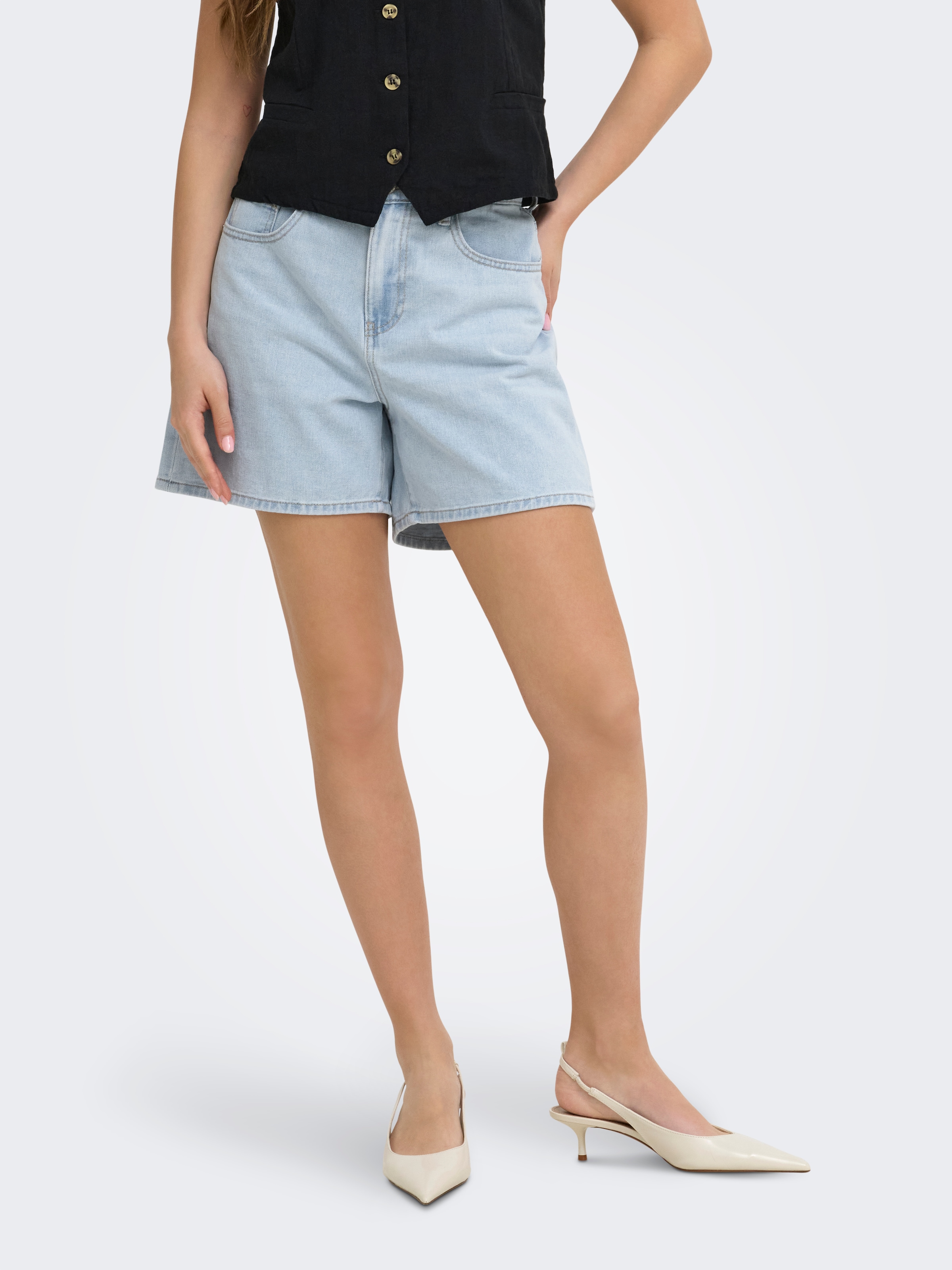 ONLY Jeansshorts »ONLPHINE« Baumwollmischung, regular fit