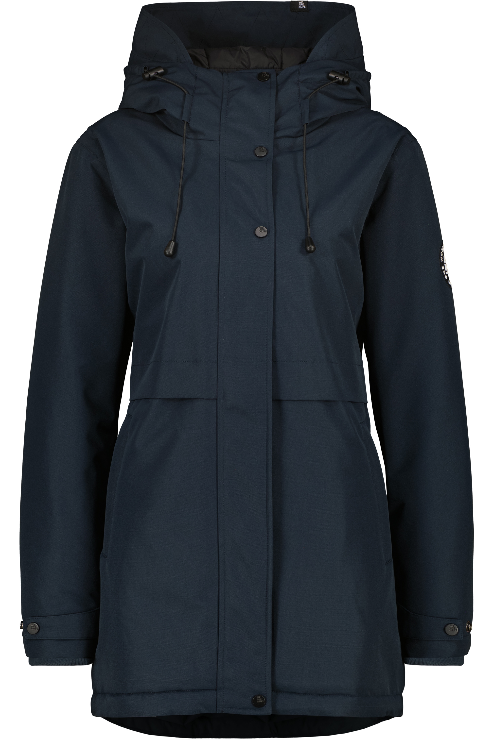 Alife & Kickin Winterjacke "Damen MarlyAK A Winterjacke, Jacke" Leicht taillierte Jacke mit Ärmelbündchen und Kapuze