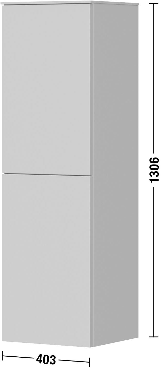 nobilia® Hängeschrank »Style, 40 x 131 x 37 cm (B/H/T)« 1 Stk. tlg. mit Drehtür