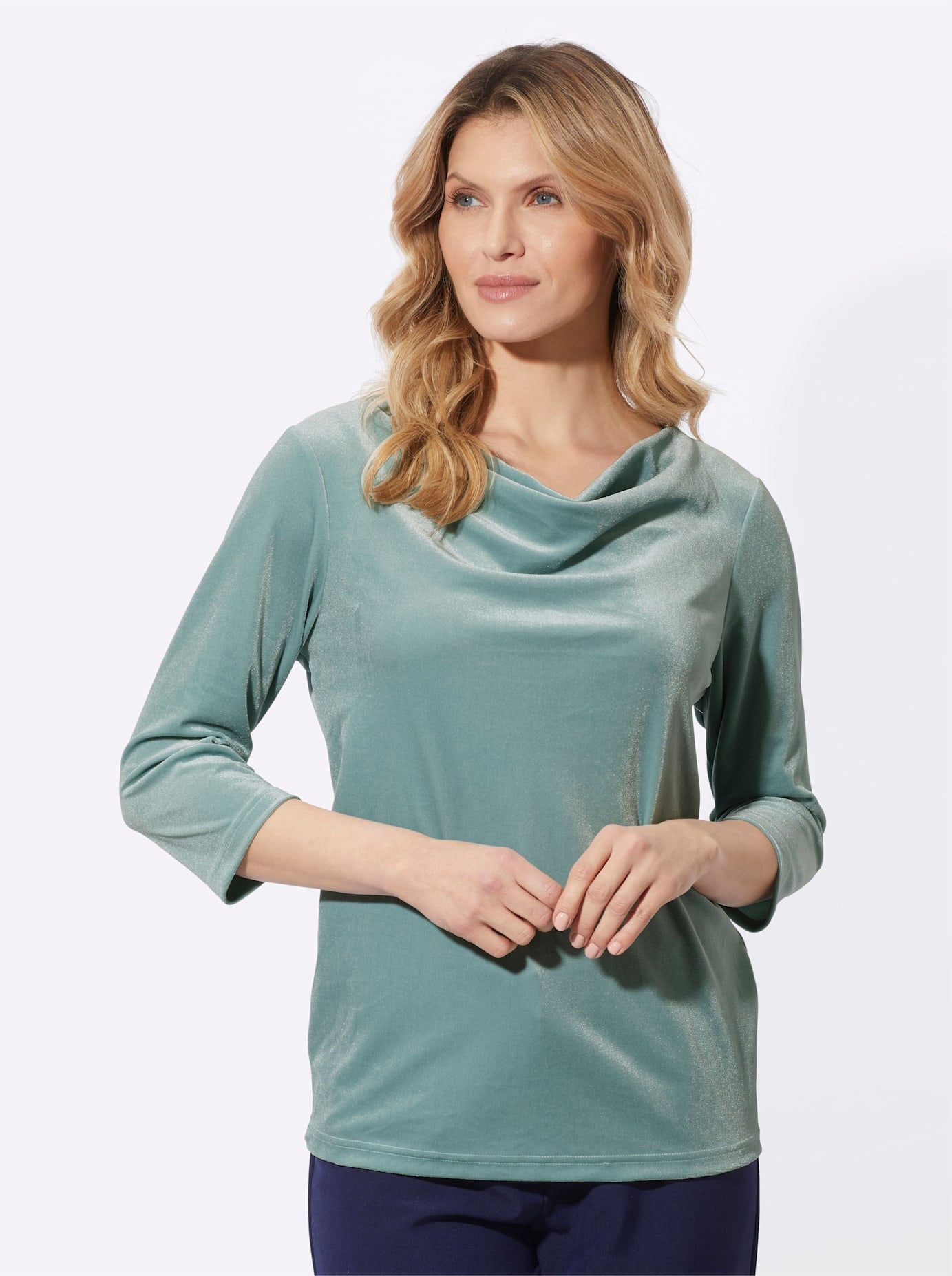 Classic Basics Wasserfallshirt "Wasserfallshirt", (1 tlg.) günstig online kaufen