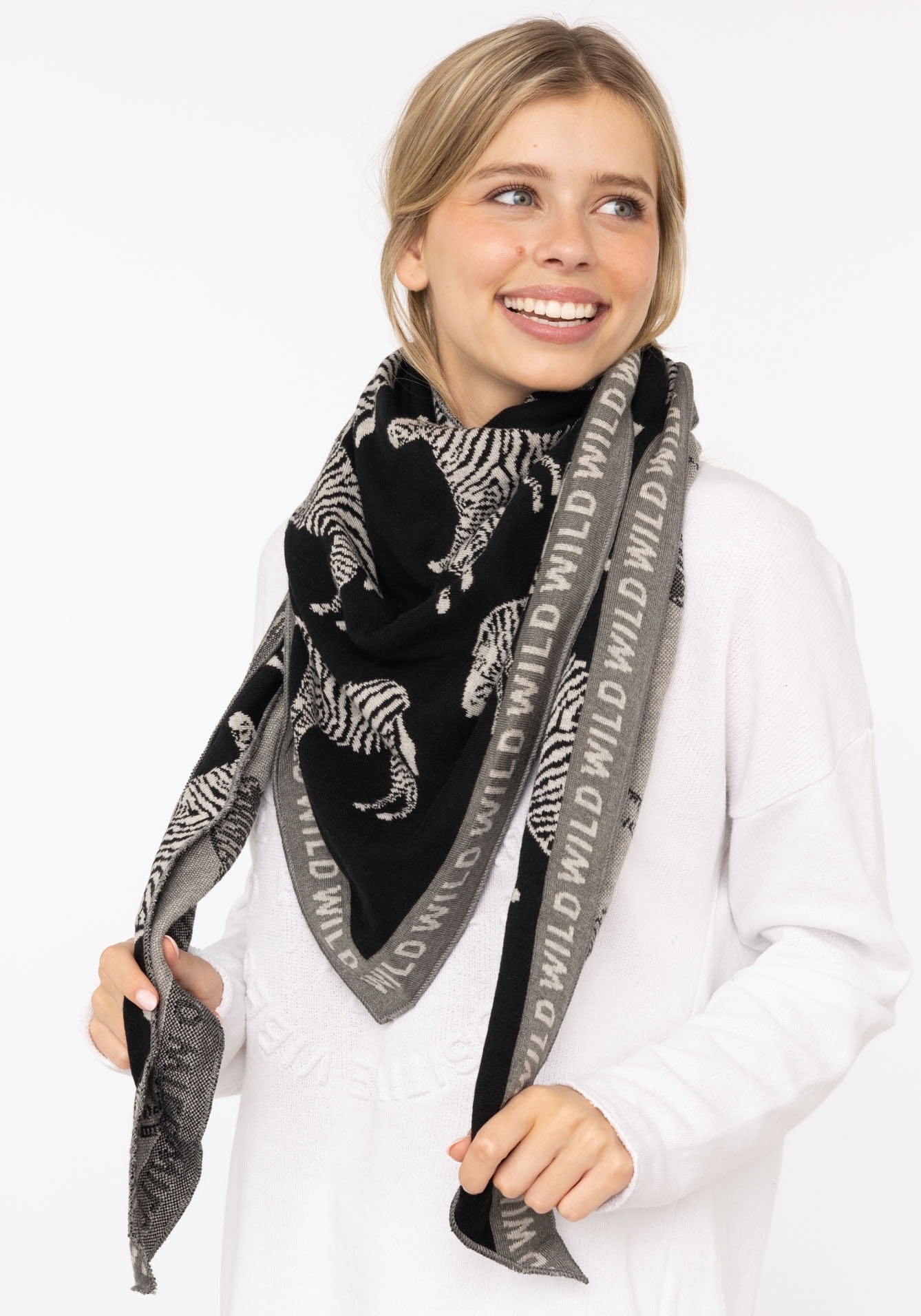 Zwillingsherz Dreieckstuch ""Süßer Dackel"" Tiermotiv, Schriftzug, wärmend, günstig online kaufen