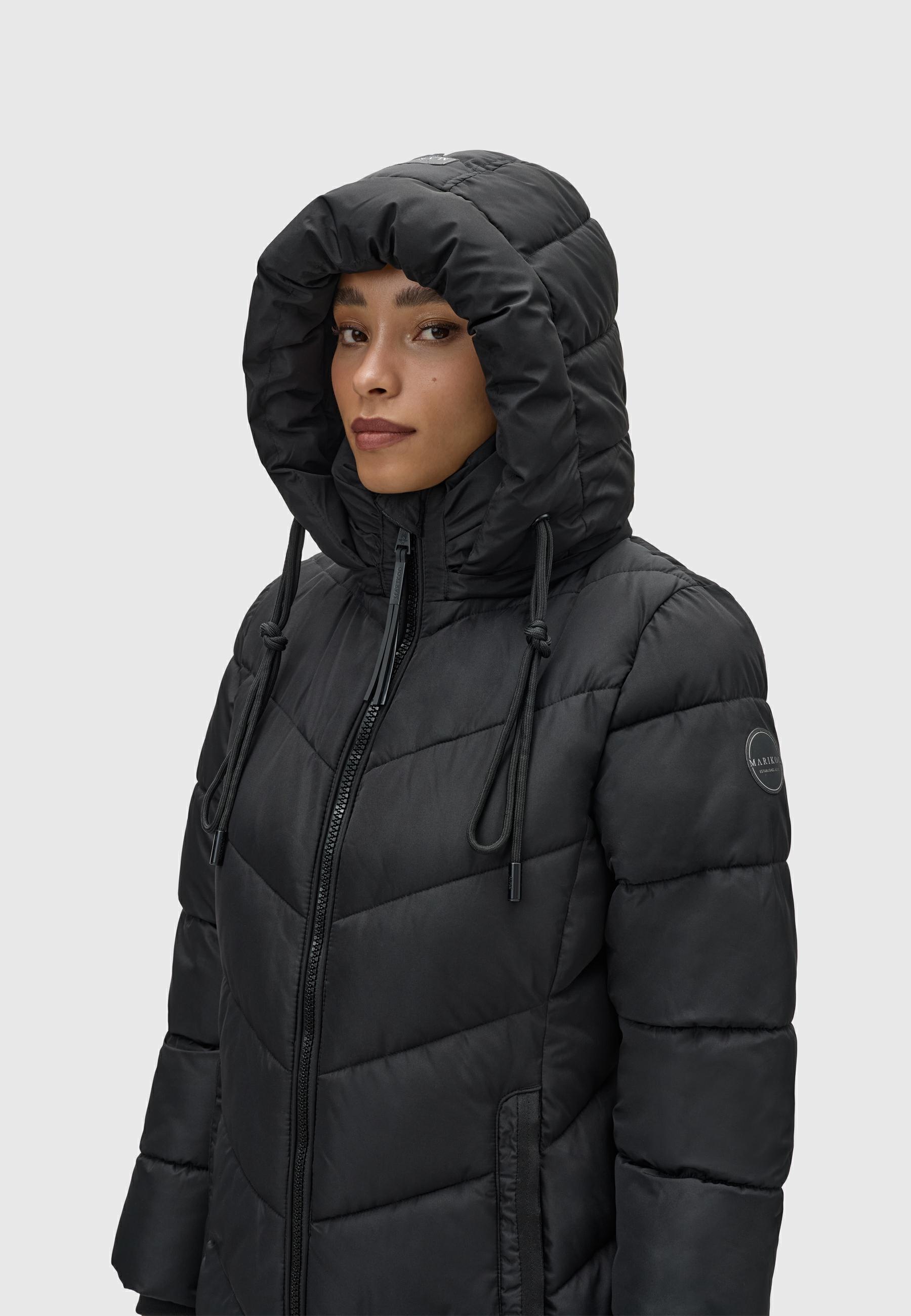 Marikoo Steppmantel »Sahnekatzii XIV-1« Wintermantel mit kuschlig warm wattiertem Kragen