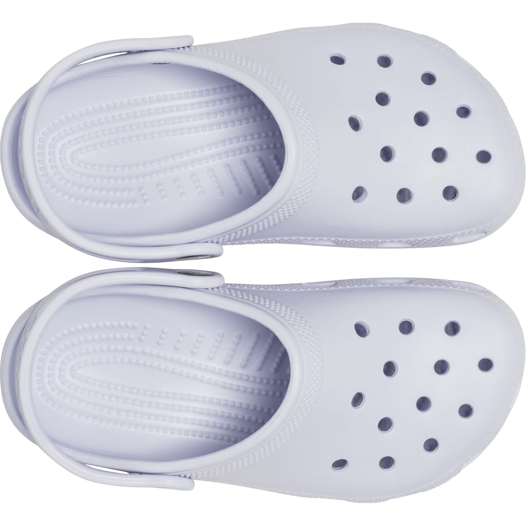 Crocs Clog »Classic K«, Sommerschuh, Hausschuh, Badeschuh mit schwenkbarem Fersenriemchen