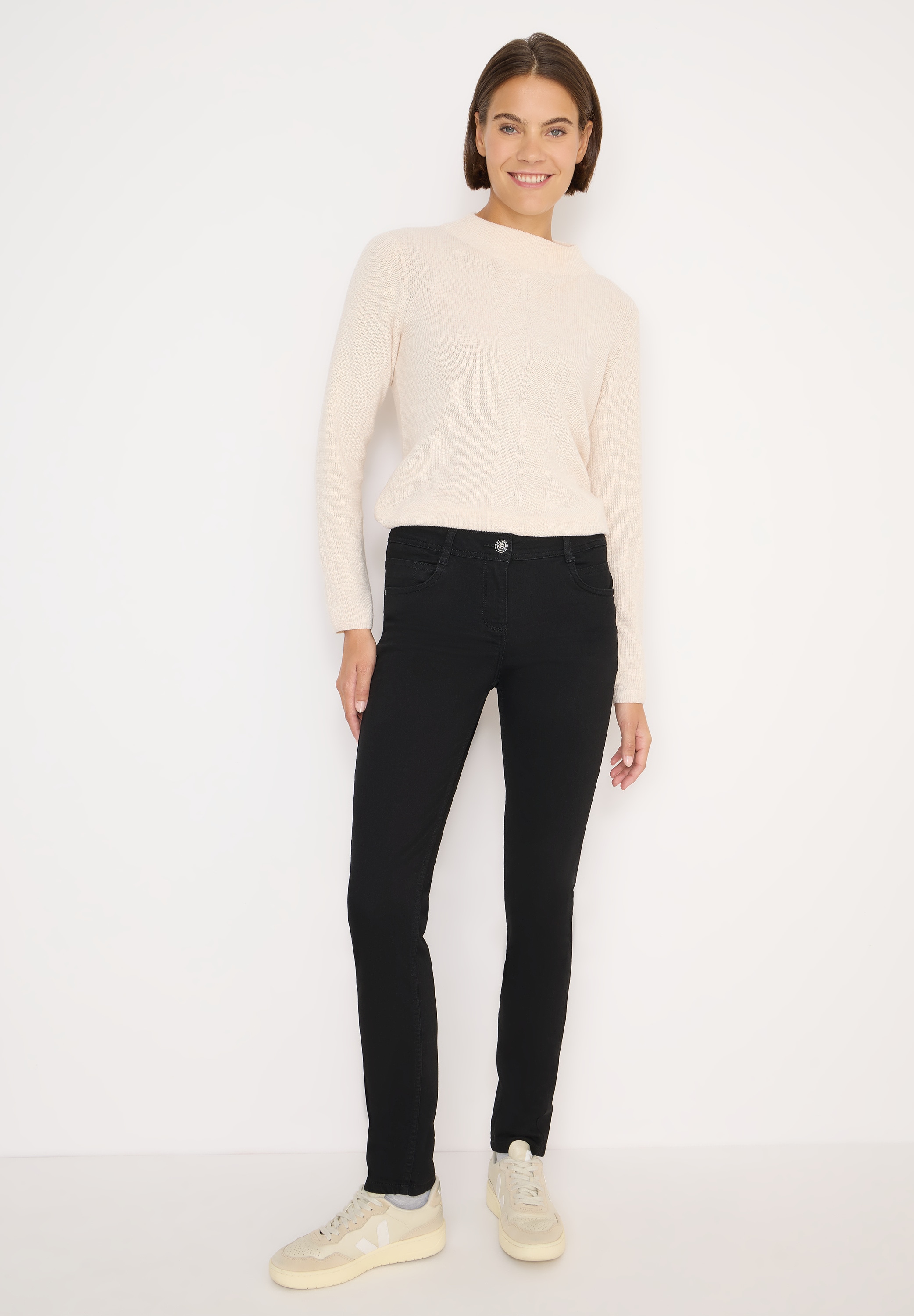 Cecil Slim-fit-Jeans, Middle Waist