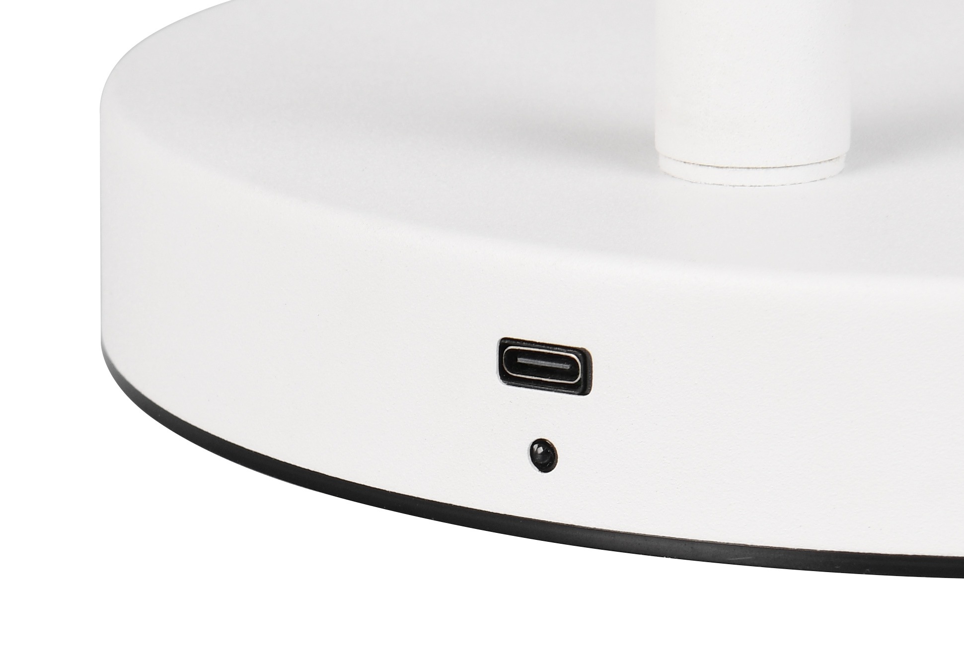 REALITY Leuchten LED Stehlampe »BLAKE, Akku Stehleuchte Indoor, mit USB-C Lade-Anschluss, Höhe 125 cm«, 1 flammig, Leuchtmittel LED-Board | LED fest integriert, Ø 20cm, mit 4-fach Touchdimmer, Leuchtenkopf schwenkbar, 4,5W 350 Lm