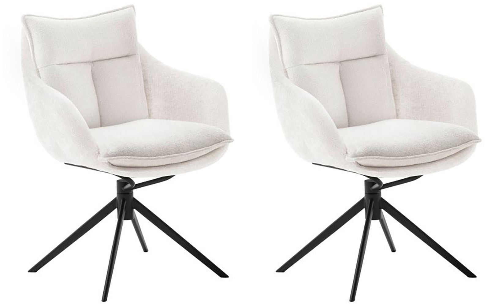 MCA furniture Esszimmerstuhl "PARKER" () (2er-Set), drehbar 360, Dreh- & Sc günstig online kaufen