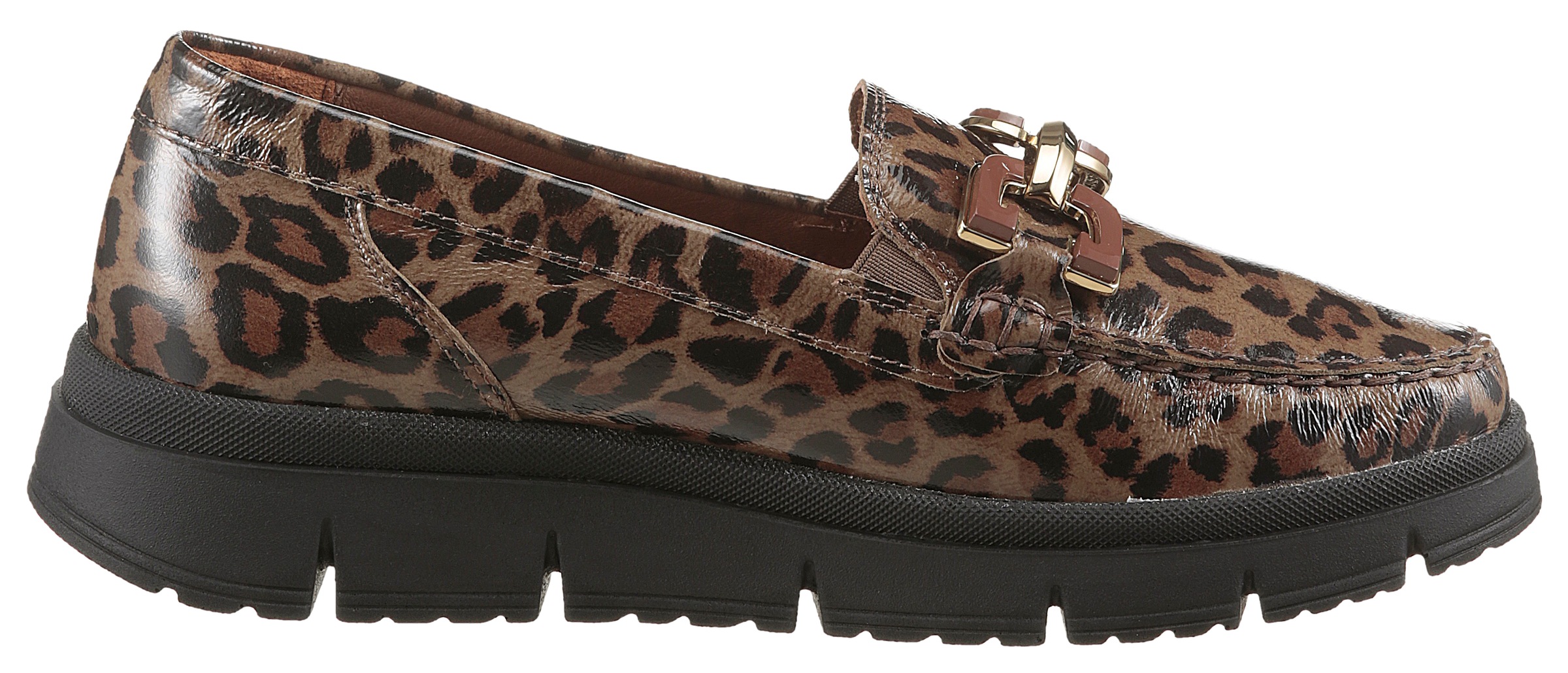 Waldläufer Mokassin »H-PINA«, Slipper, Schlupfschuh, Loafer, in Komfortweite H (= sehr weit)