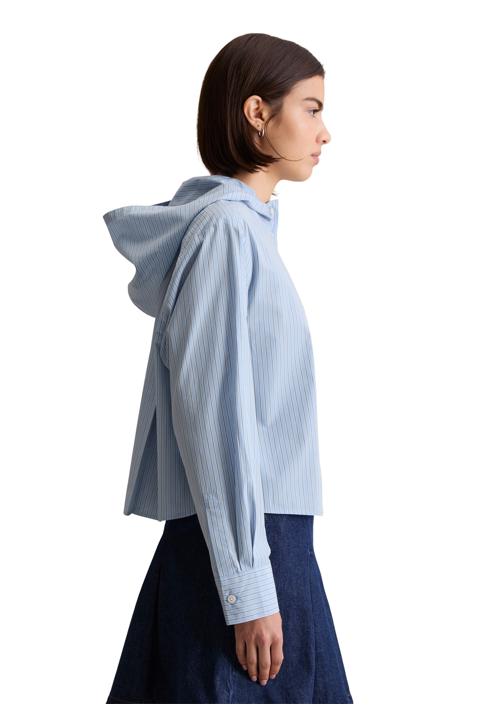Marc O'Polo DENIM Langarmbluse »aus Papertouch Popeline«