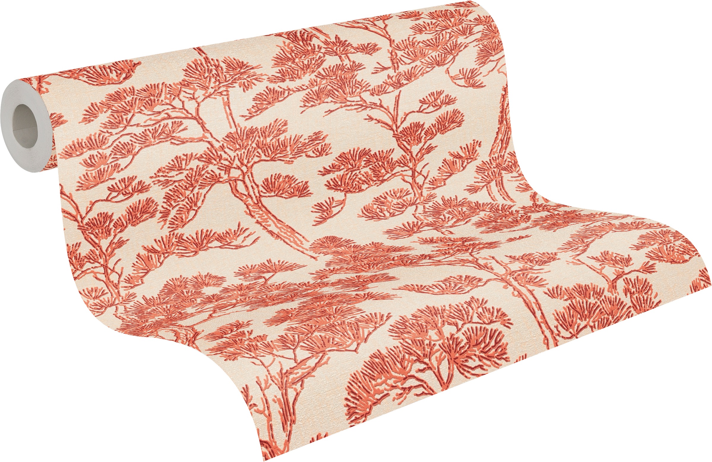 living walls Vliestapete »Vibes & Styles Lin – Zen Branches Vliestapete« floral leicht strukturiert inspiriertes Baumdesign mit feinen Linien und dezenter Struktur