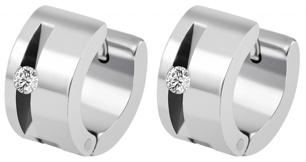 Adelia´s Paar Creolen »Neuheit 2025 - Damen Creolen aus poliertem Edelstahl Ø 9 mm«