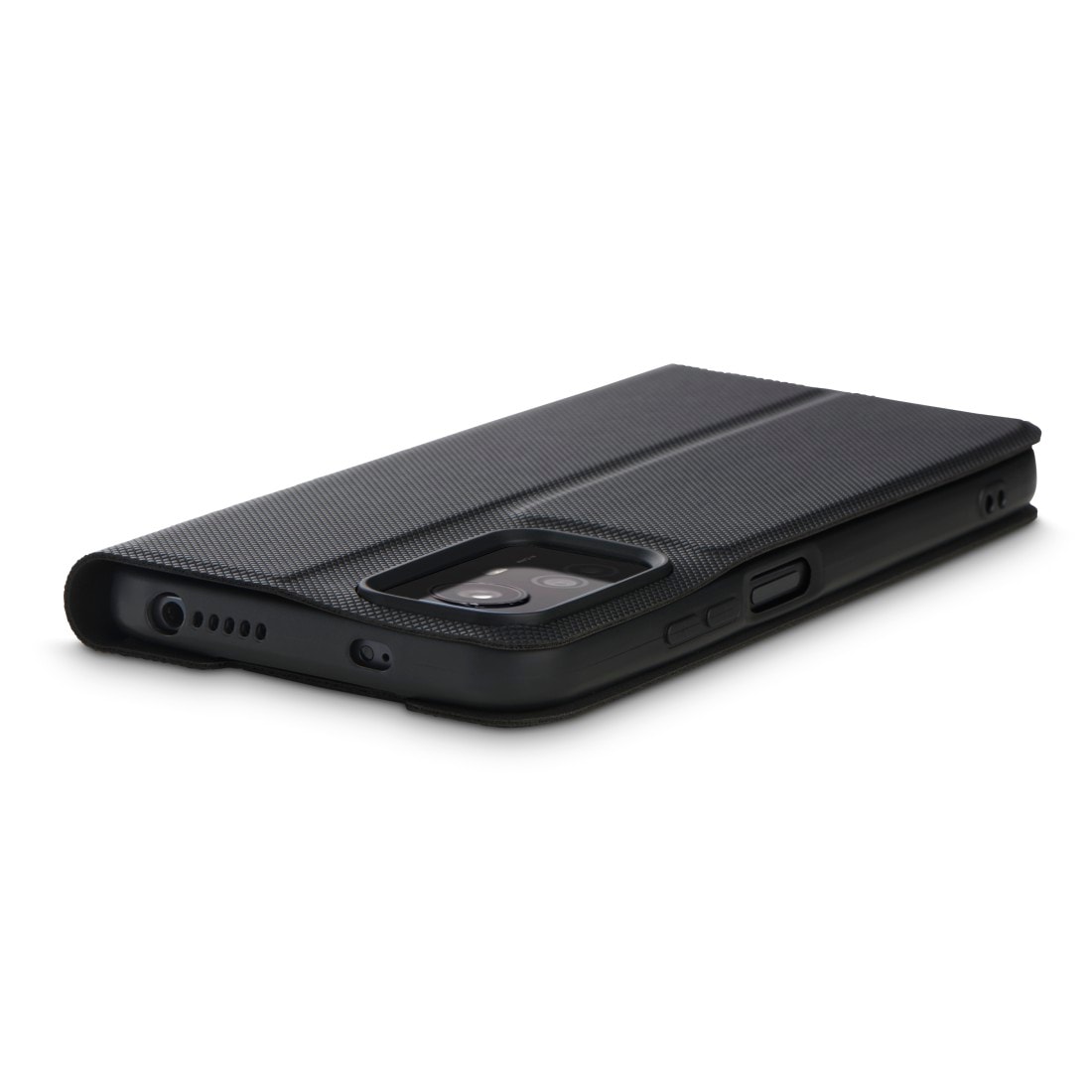 Hama Smartphone-Hülle »Handytasche für Xiaomi Redmi Note 12S, Farbe Schwarz, flexible Hülle«, Mit Kartenfächer, Standfunktion und Magnetverschluss