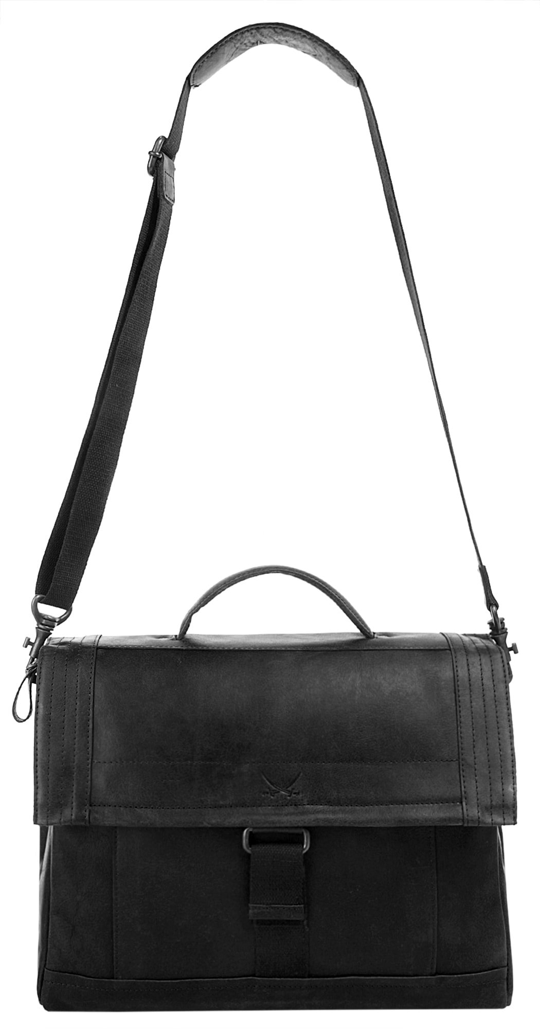 Sansibar Messenger Bag, echt Leder