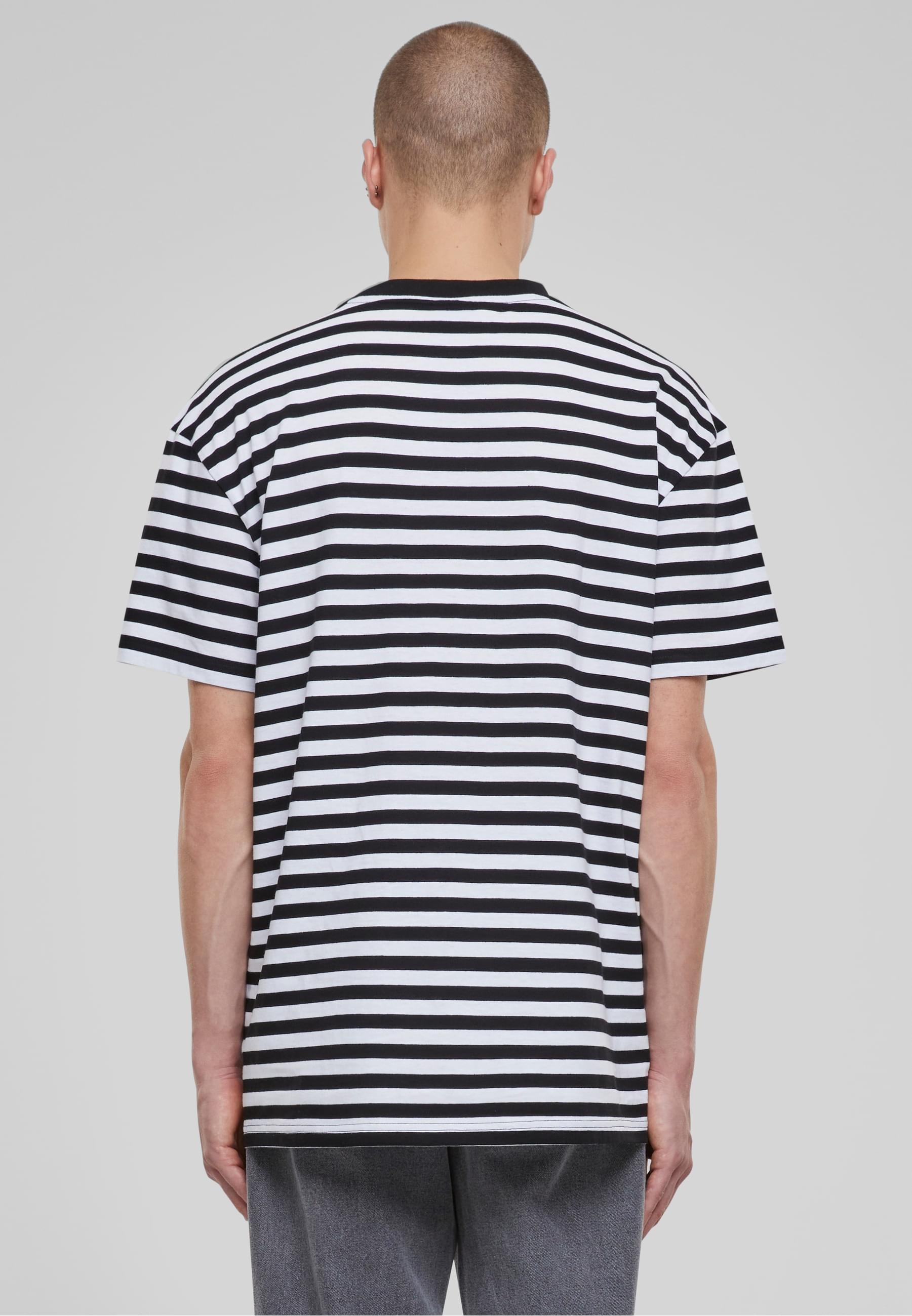 URBAN CLASSICS T-Shirt »Urban Classics Herren Regular Stripe Tee« 1 Stk.
