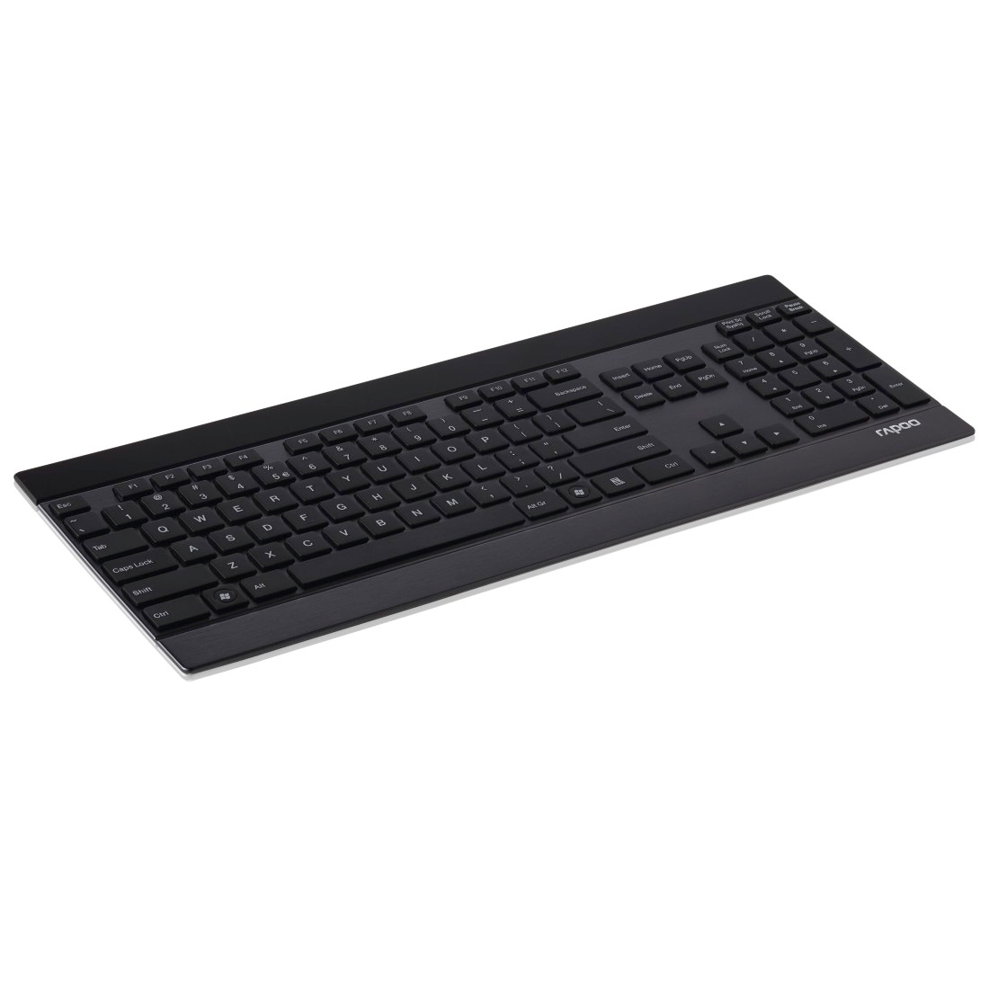 Rapoo Wireless-Tastatur »E9270P kabellose Tastatur, 5 GHz Verbindung«, (Lautstärkeregler-Ziffernblock)