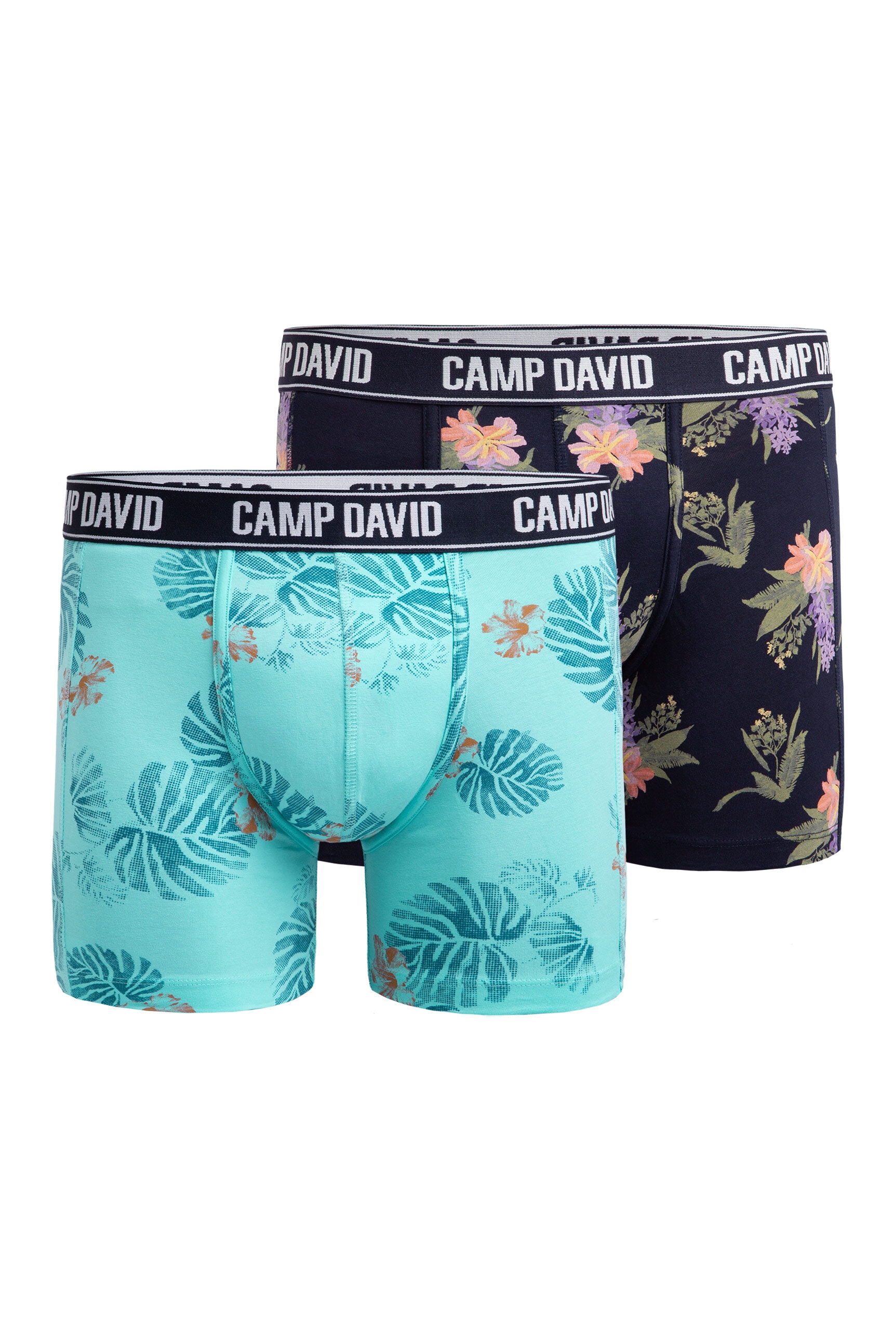 CAMP DAVID Boxershorts »Set:« 2 Stk. mit All Over Print