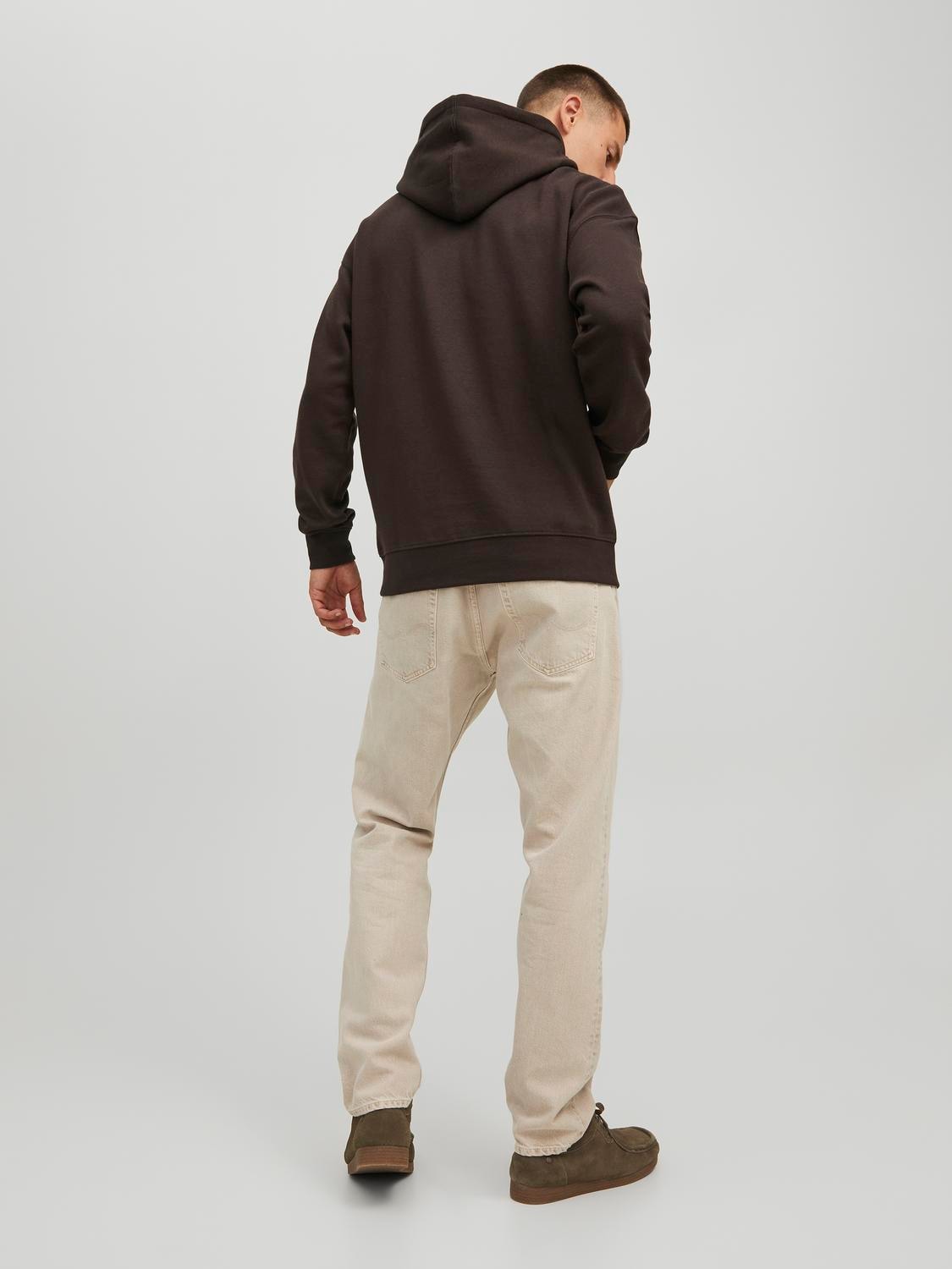 Jack & Jones Kapuzensweatshirt »JJESTAR BASIC SWEAT HOOD NOOS«, mit Rippbündchen
