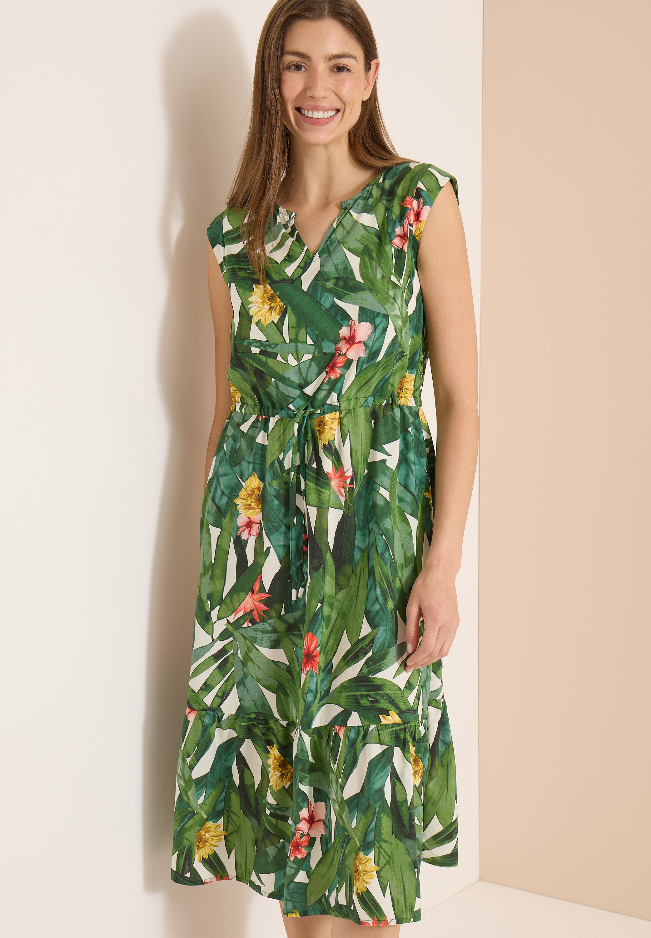 Cecil Sommerkleid Ohne Taschen mit allover Print