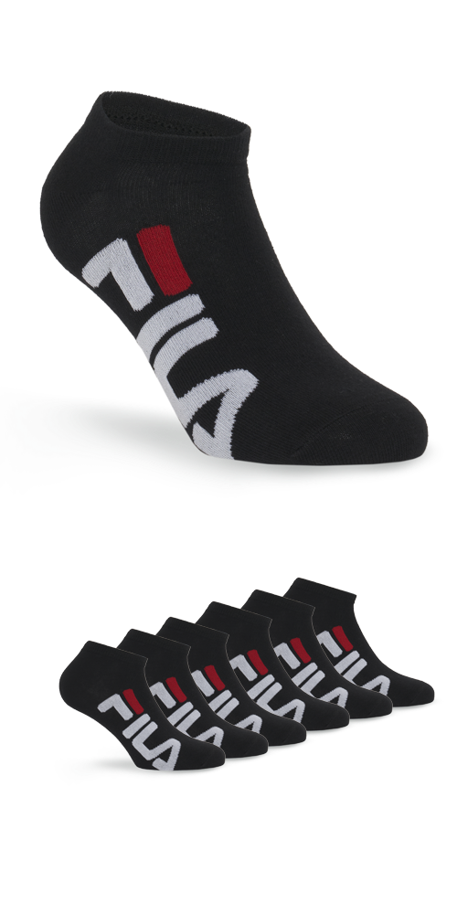 Fila Sneakersocken, (6er Pack), Großer Markenschriftzug seitlich günstig online kaufen