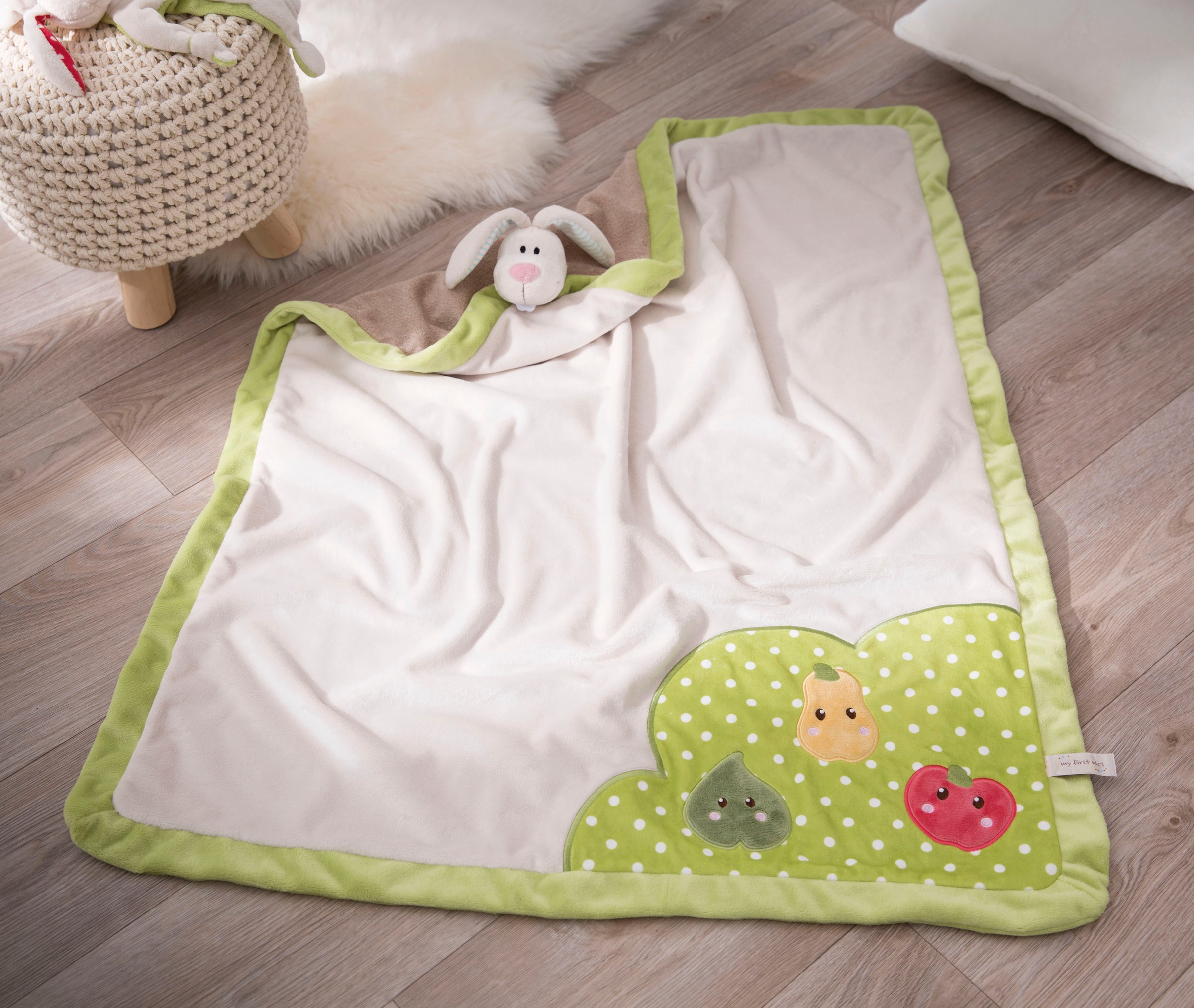 Nici Babydecke »My First NICI, Baby-Kuscheldecke mit Schmuse-Hase«