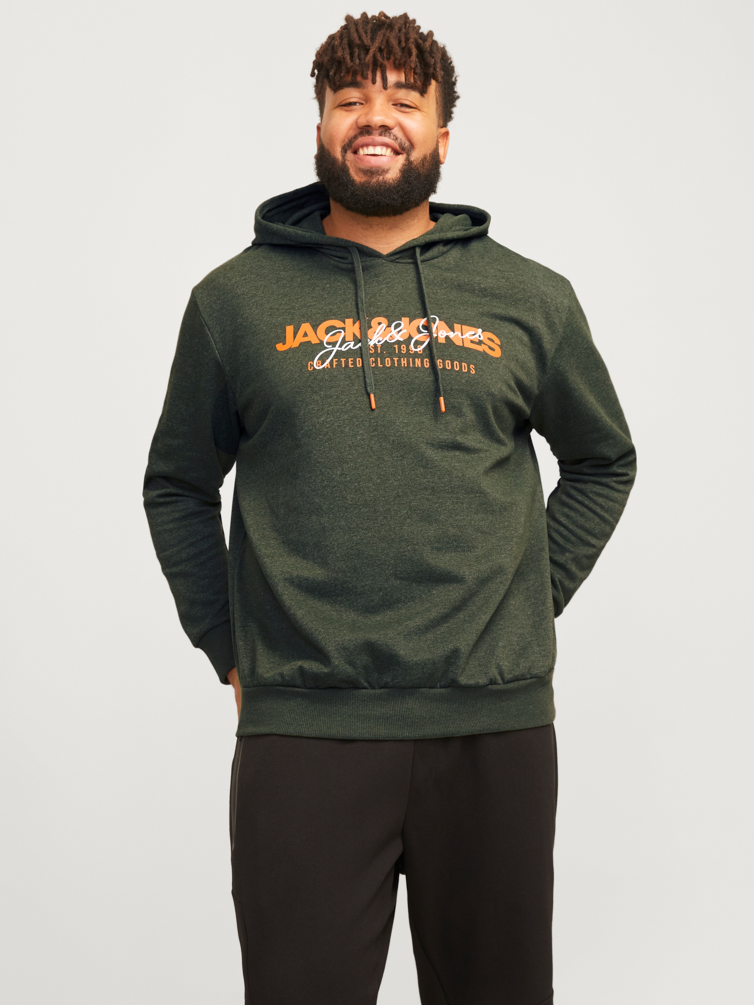 Jack & Jones PlusSize Kapuzensweatshirt "JJALVIS SWEAT HOOD PLS" günstig online kaufen