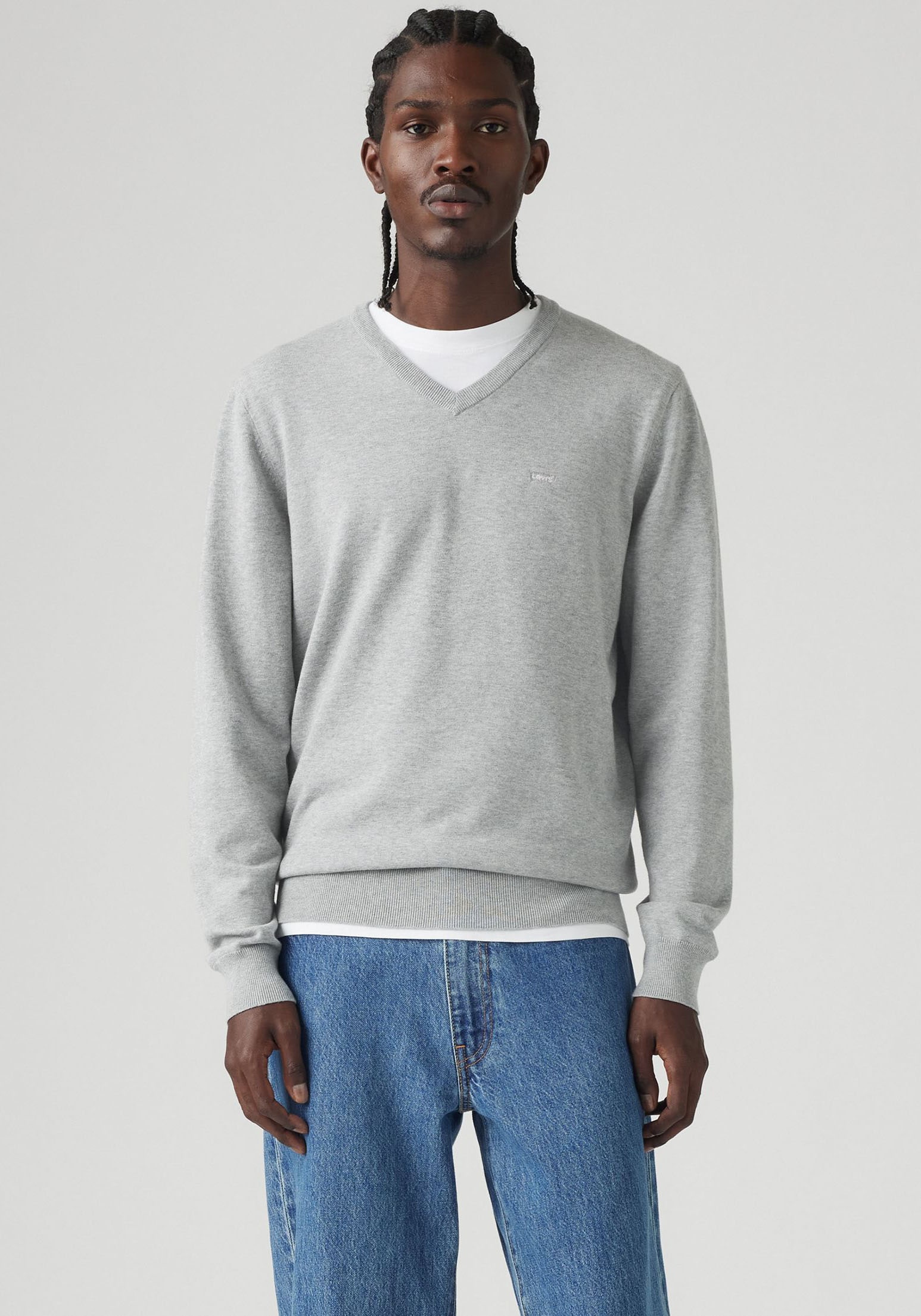 Levi's® Strickpullover »LW V NECK«, mit V-Ausschnitt