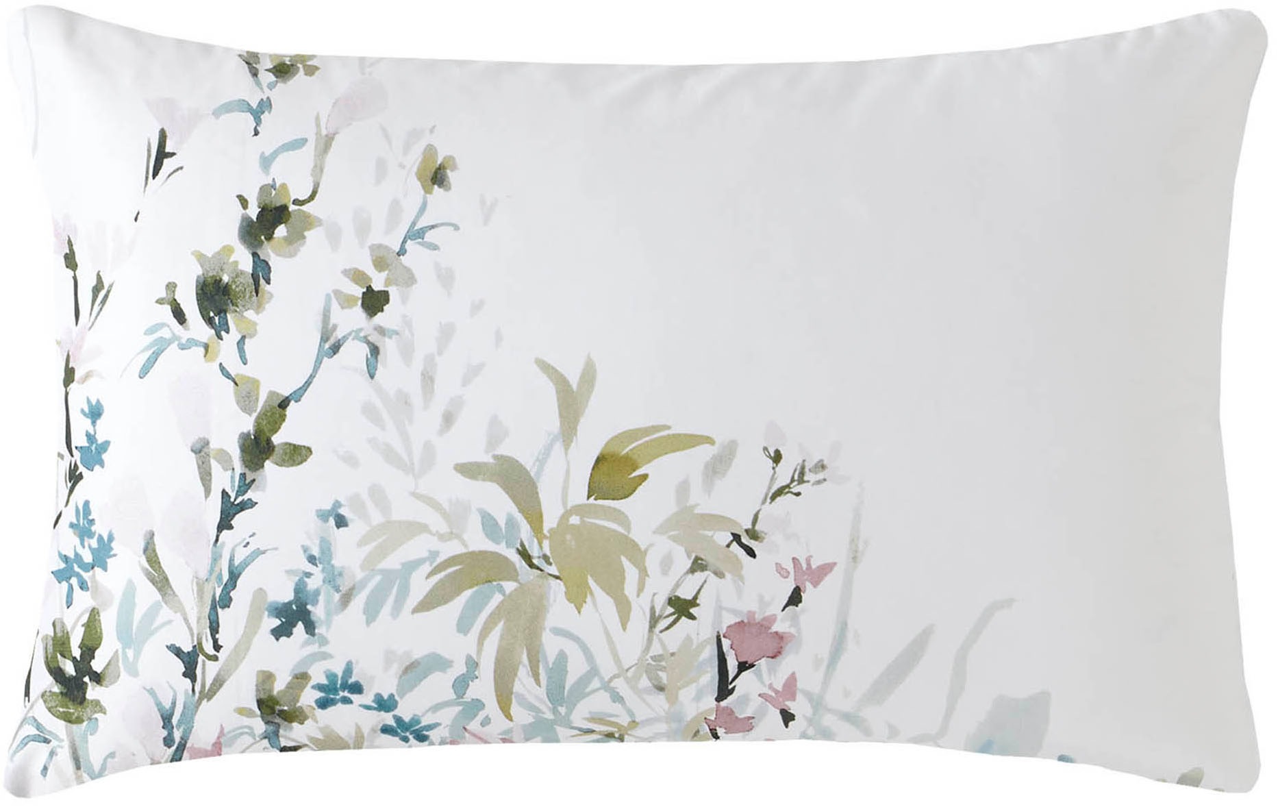 Thumbnail - LAURA ASHLEY Wendebettwäsche "Point of Fields, aus Baumwoll-Satin," 3 tlg. tlg. mit floralem Muster, inkl 2 Kissenbezüge