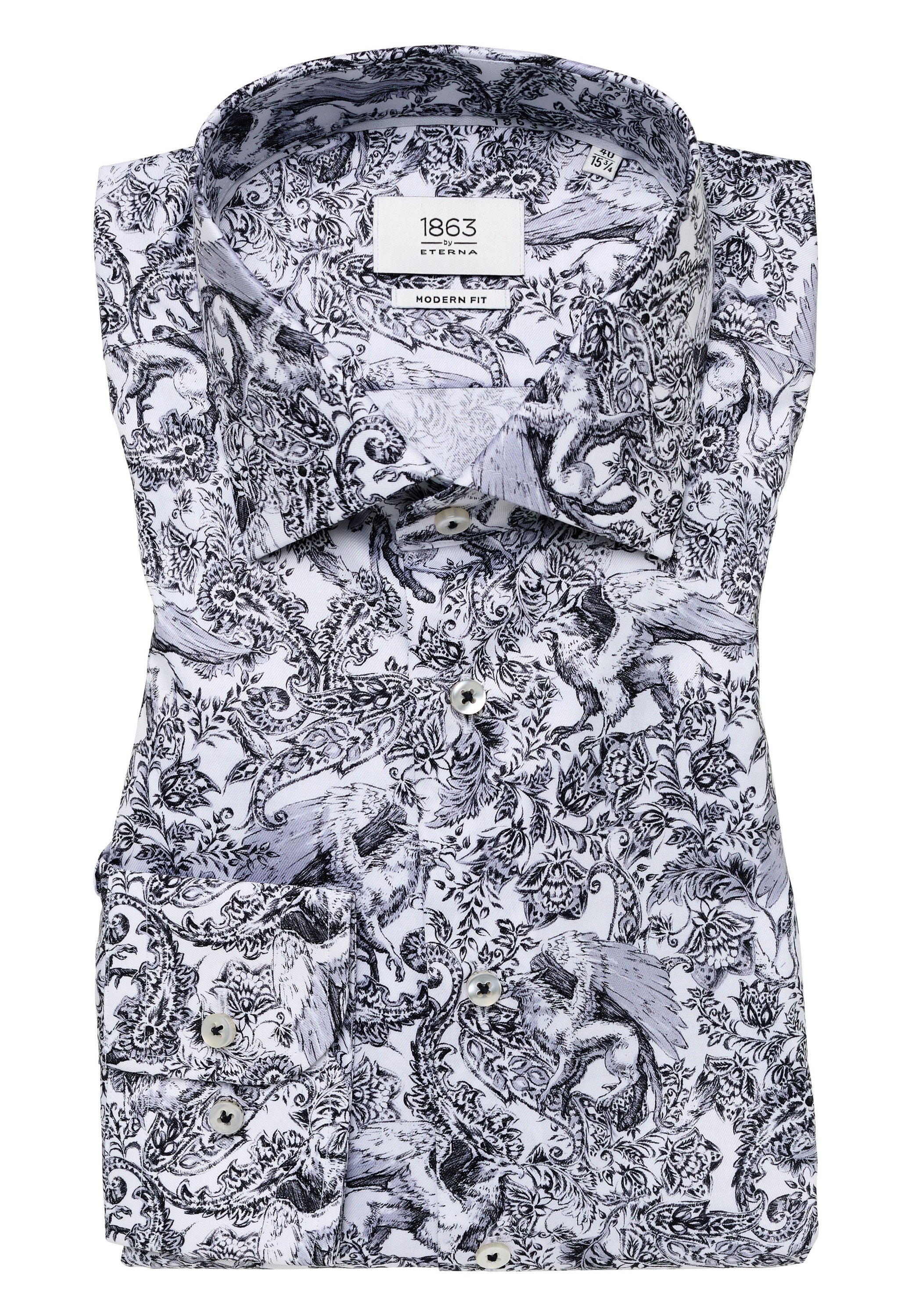 Eterna Langarmhemd »MODERN FIT«, NON IRON (bügelfrei)