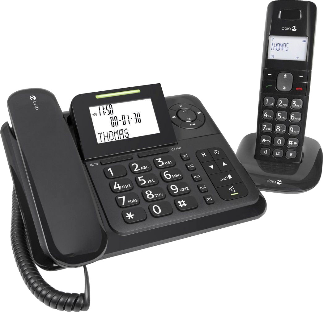 Doro Kabelgebundenes Telefon »Comfort 4005 Combo«, (Mobilteile: 1)