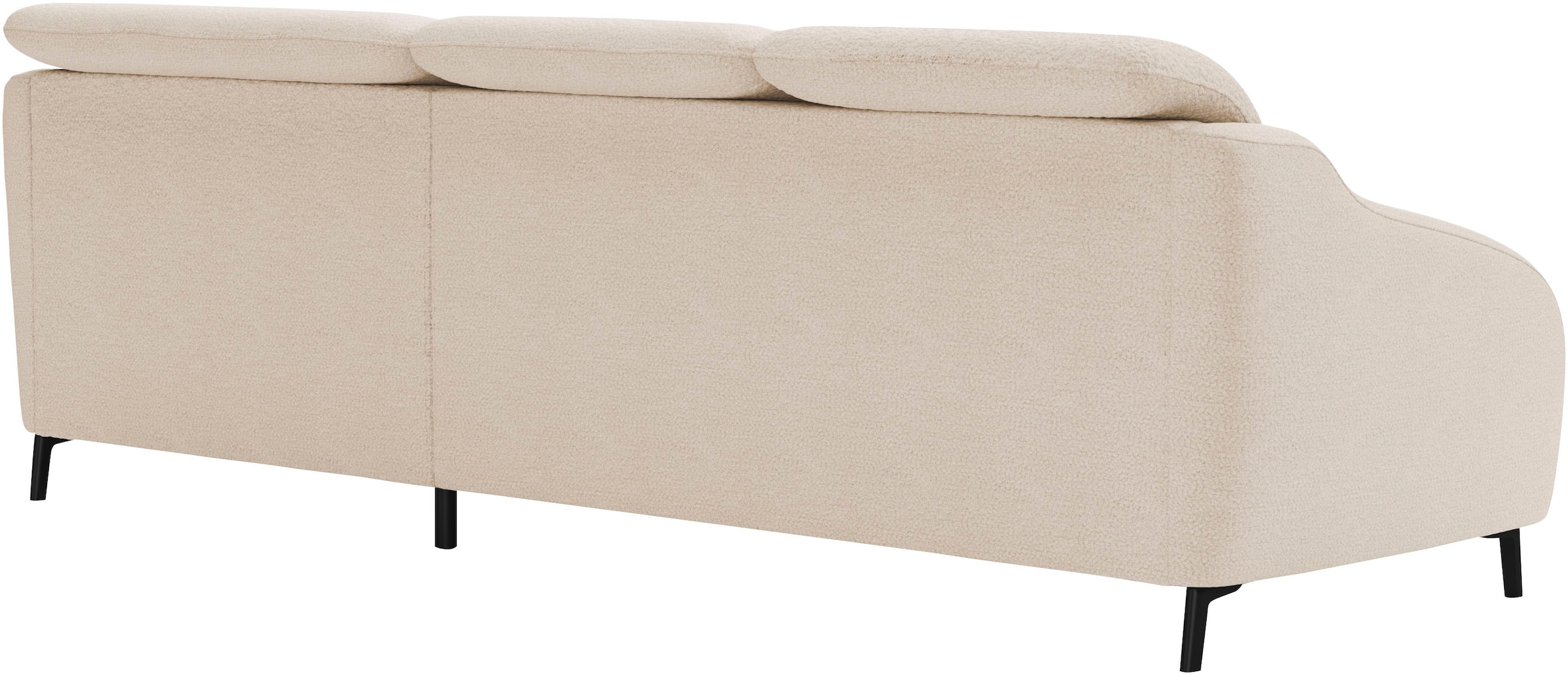 sit&more Ecksofa »Blues L-Form«, wahlweise mit Klapptisch und USB