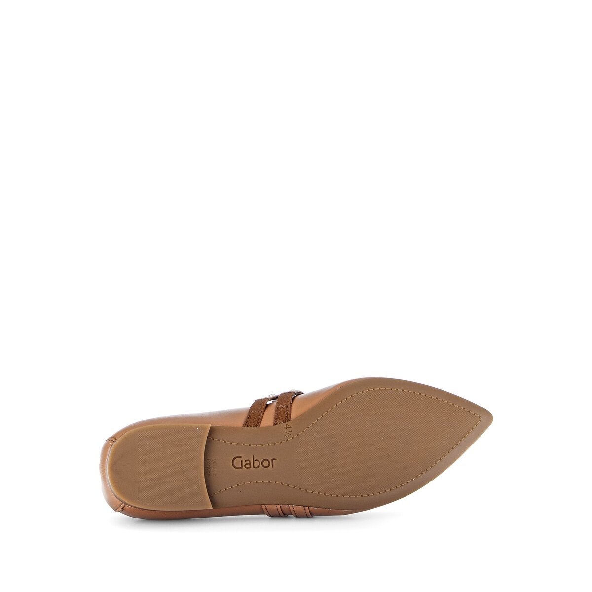 Ballerina GABOR "Eleganter Ballerina", Damen, Gr. 37, braun, Schuhe Ballerina 3