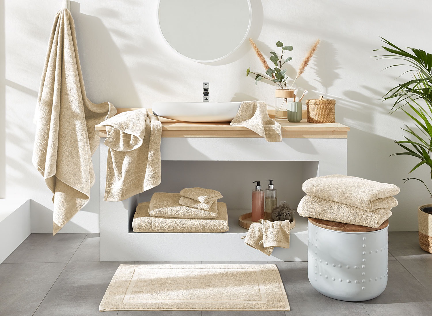 Dyckhoff Handtuch Set "Kristall" Set Frottier Umfangreiches Badezimmer Komp günstig online kaufen