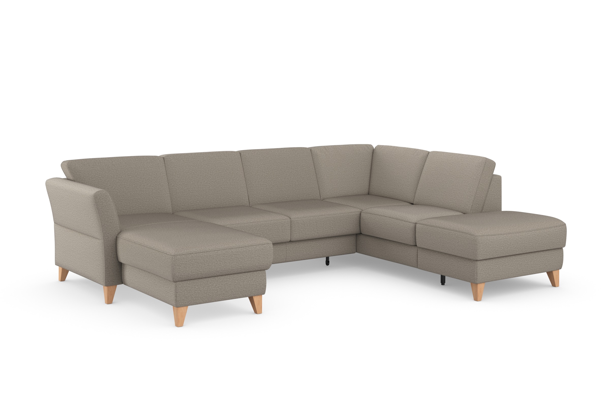 Thumbnail - sit&more Wohnlandschaft "Visby U-Form", wahlweise mit Bettfunktion und Stauraum, frei im Raum stellbar