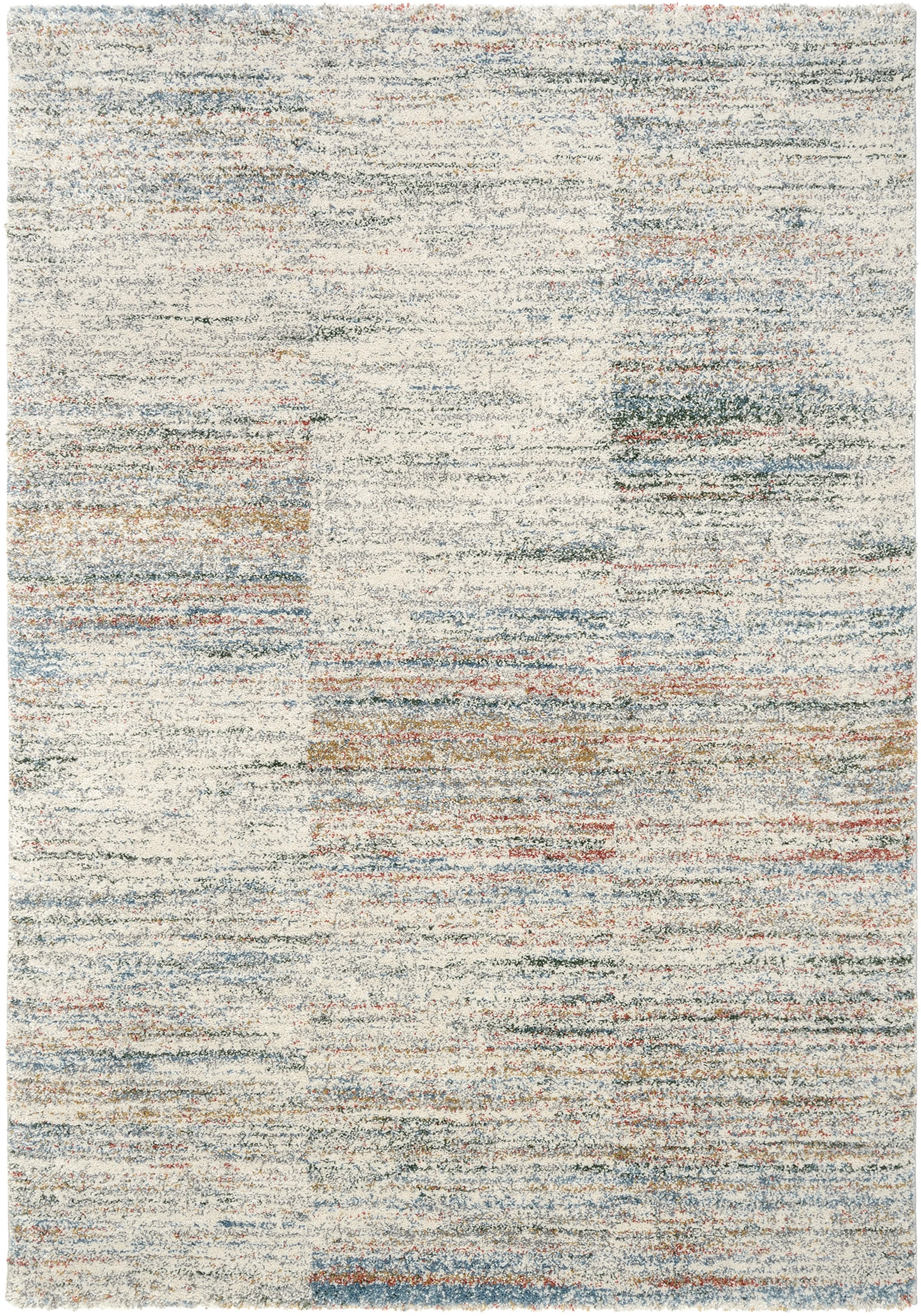 Thumbnail - OCI DIE TEPPICHMARKE Teppich "NEW VILLA LINES" quadratisch 20 mm Höhe moderne melierte Farben, Vintage Look, Wohnzimmer