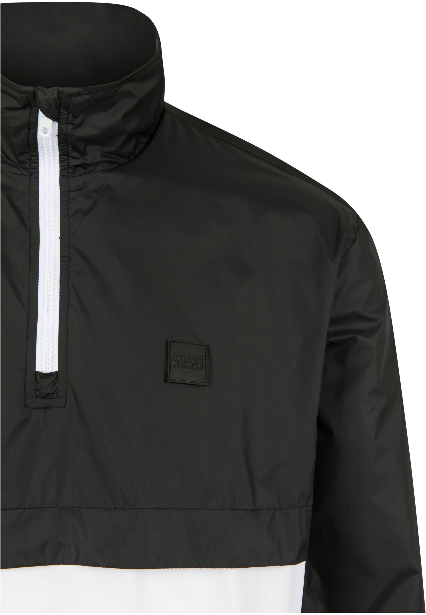 URBAN CLASSICS Allwetterjacke »Urban Classics Herren Stand Up Collar Pull Over Jacket«, (1 St.), ohne Kapuze