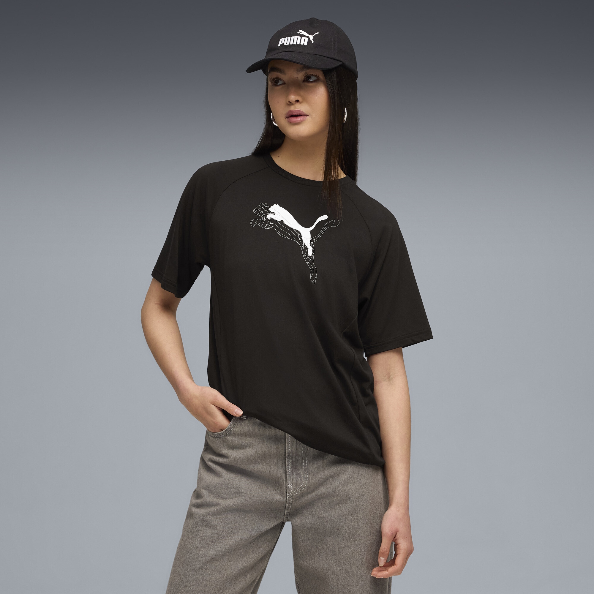 PUMA T-Shirt »Evostripe Relaxed Graphic T-Shirt Damen«