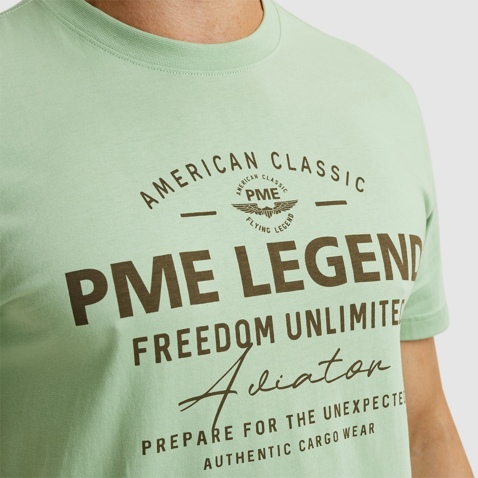 Thumbnail - PME LEGEND "Short sleeve r-neck single jersey" mit Frontprint