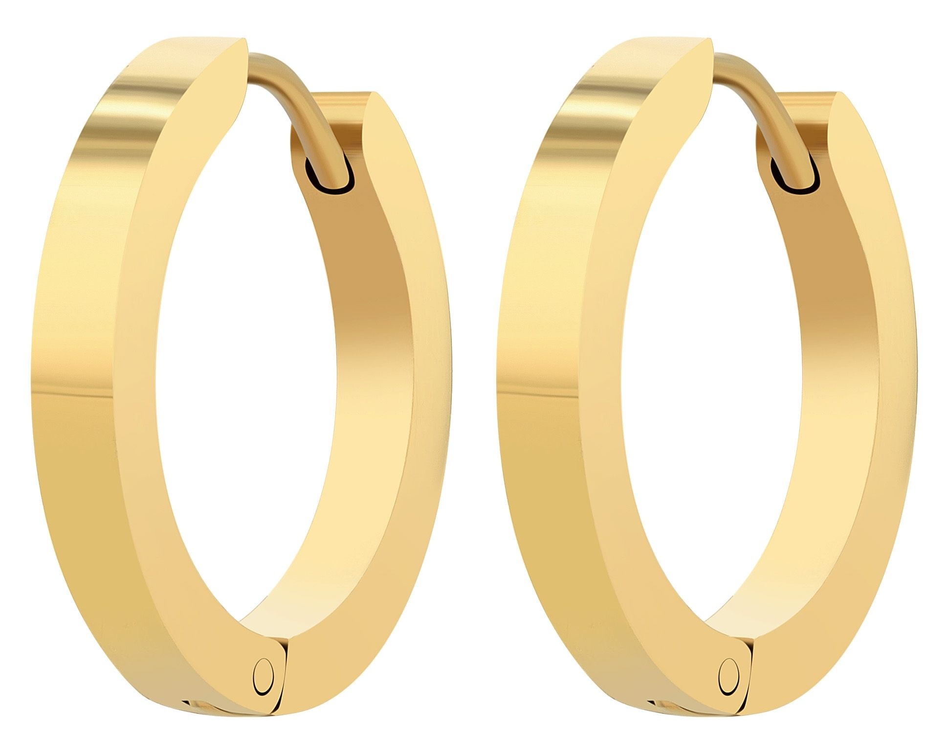 Adelia´s Paar Creolen "Ohrringe – Creole aus Edelstahl" Ideal als Geschenk – dezent und elegant