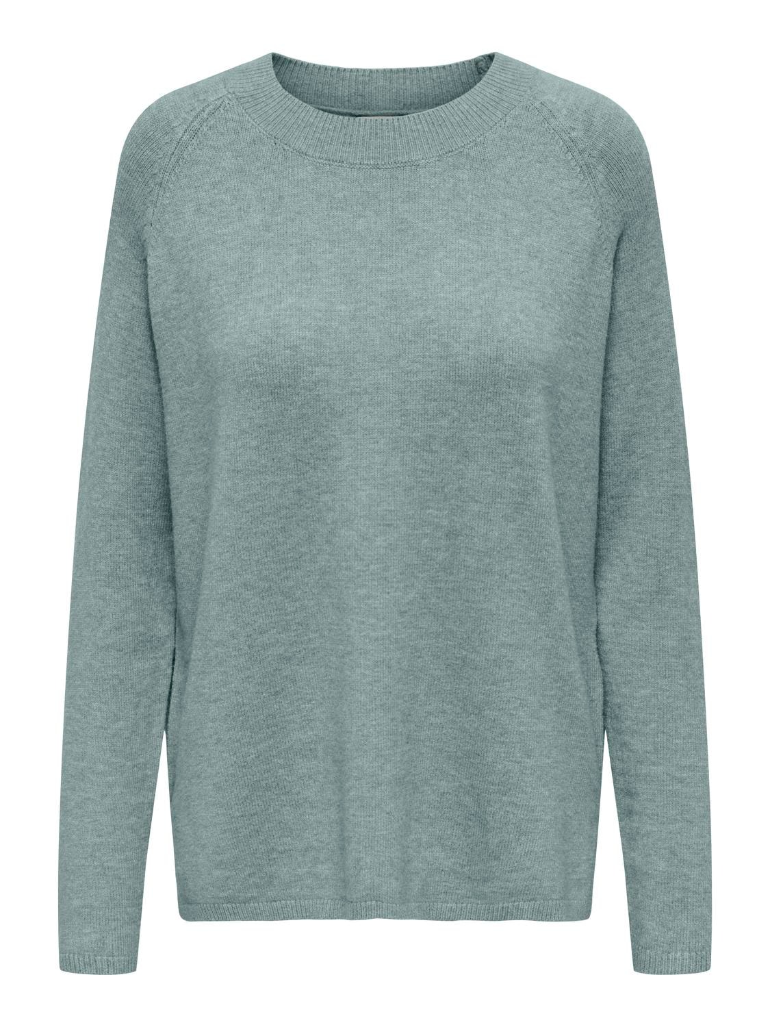 JDY Rundhalspullover »JDYMARCO L/S O-NECK SLIT PULL KNT NOOS«