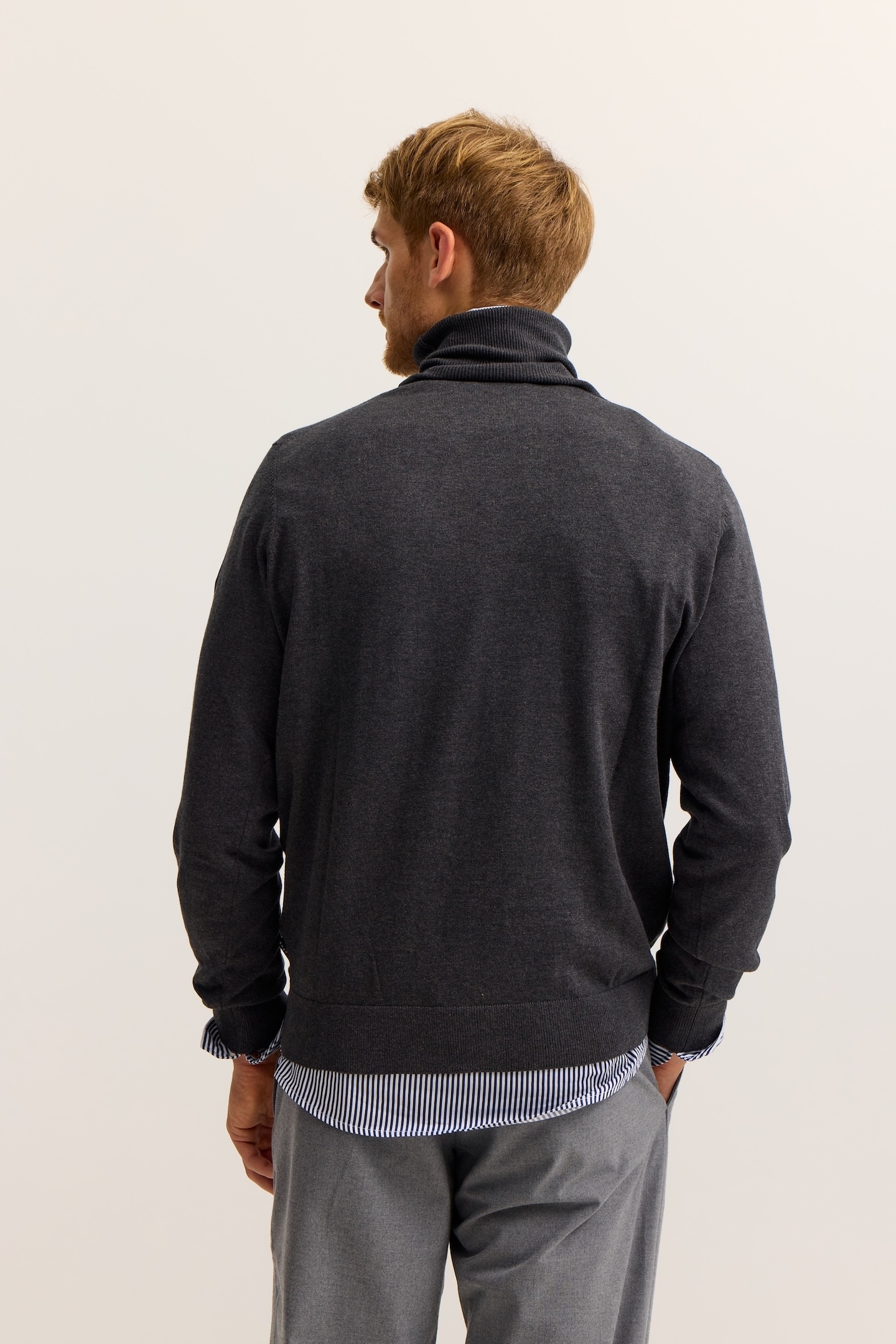 bugatti Rollkragenpullover »Regular Fit«, aus reiner Baumwolle