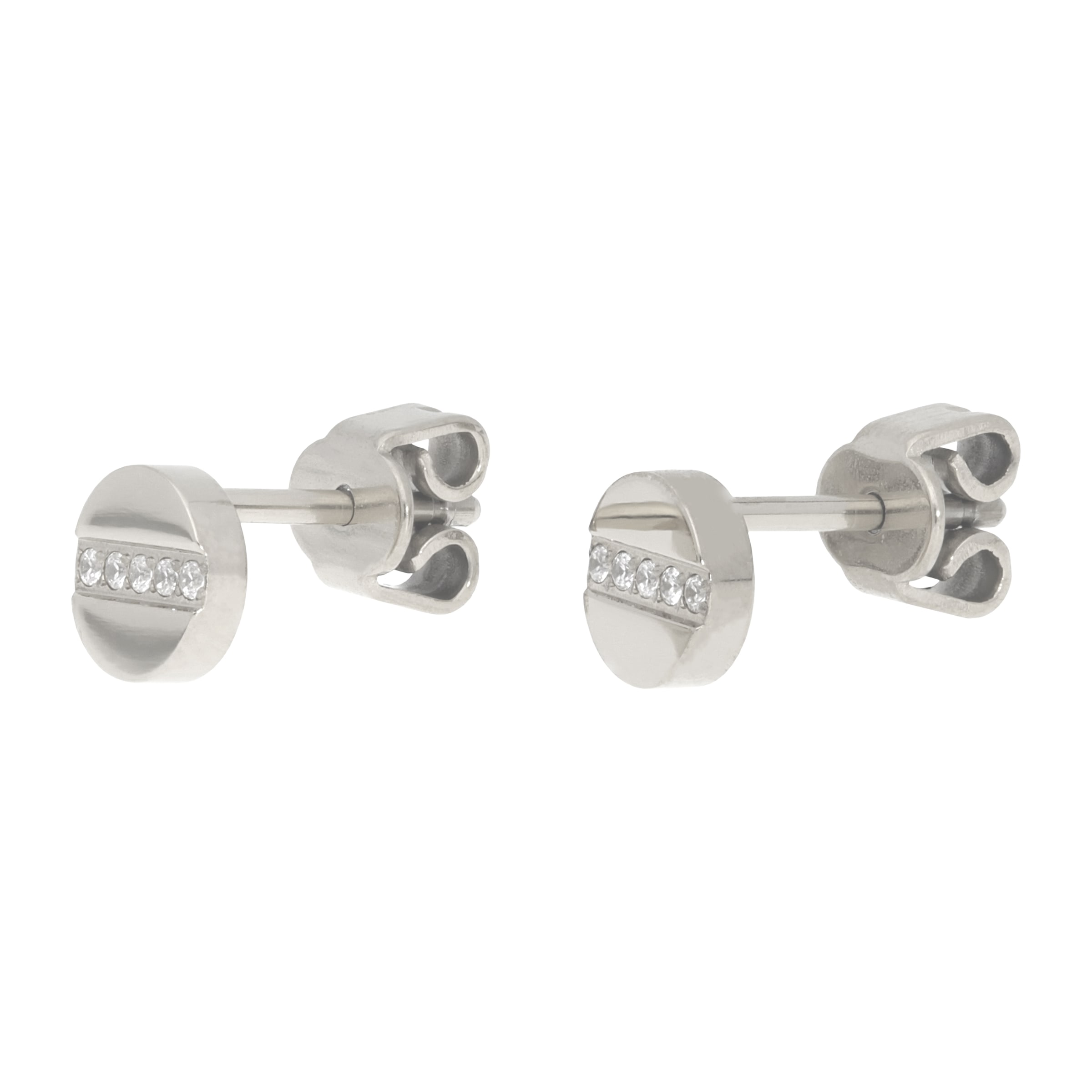 TITANIA Paar Ohrstecker »Titanohrstecker« mit Zirkonia