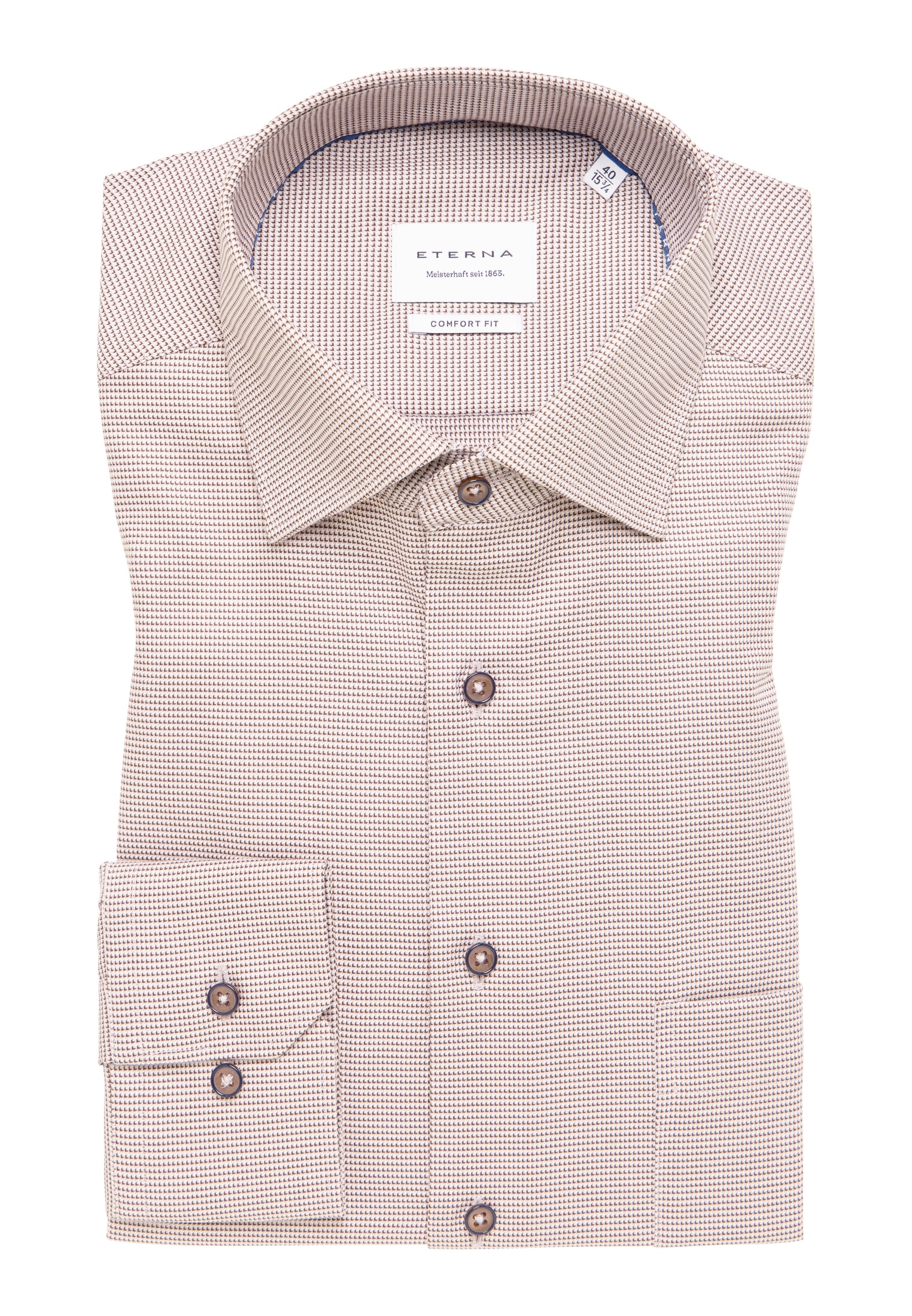 Eterna Langarmhemd »COMFORT FIT«, NON IRON (bügelfrei)
