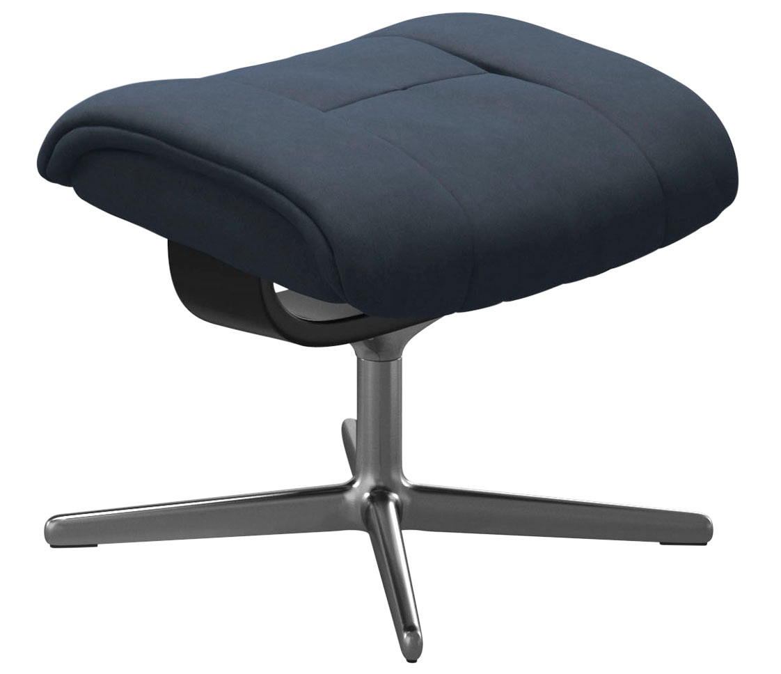 Stressless Fußhocker "Mayfair", mit Cross Base, Größe S, M & L, Holzakzent Schwarz