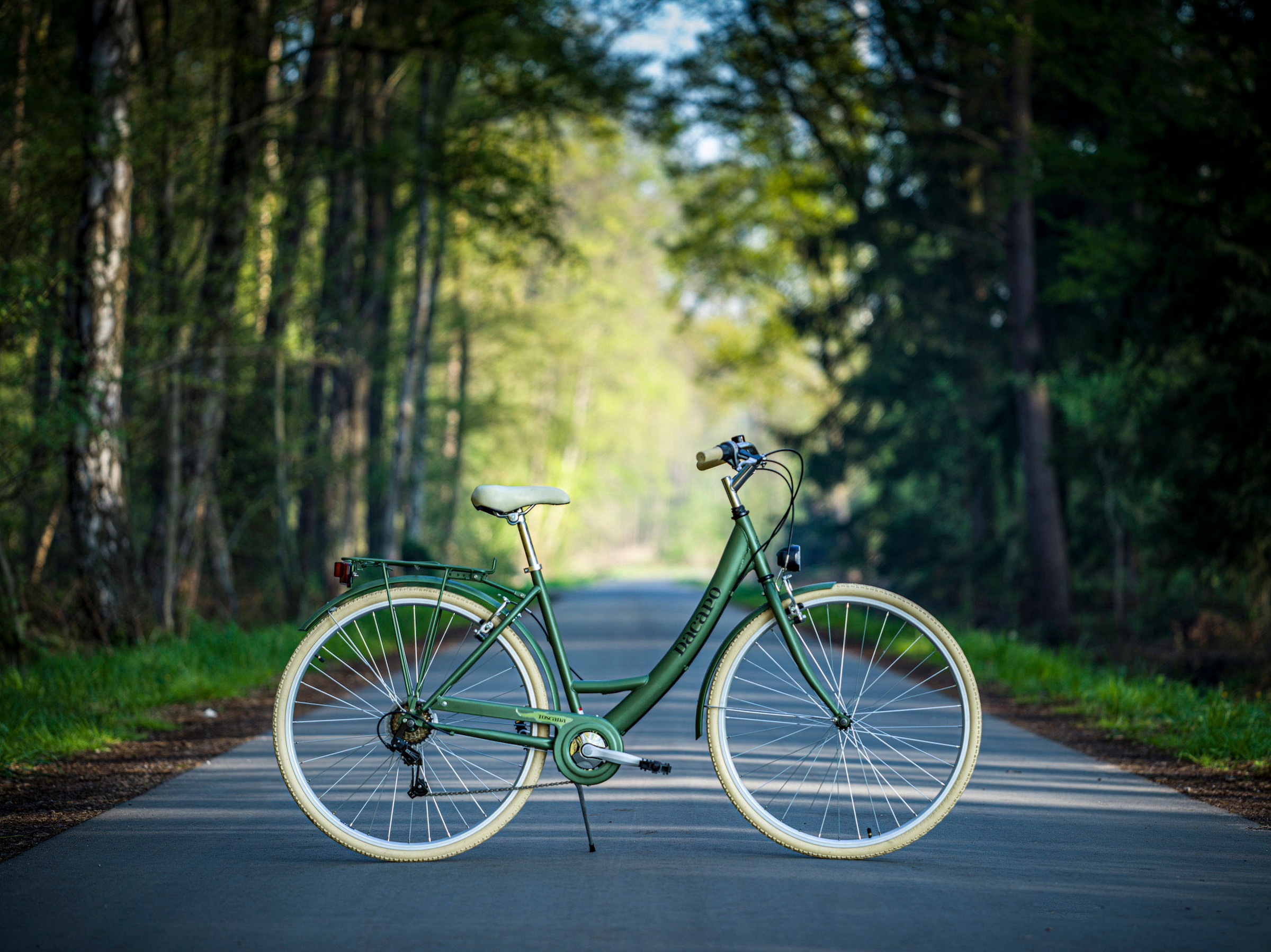 Dacapo Cityrad »Damenfahrrad 28'' Toscana grün Oregano 6 Gänge RH 48 cm«, 6 Gang, Kettenschaltung