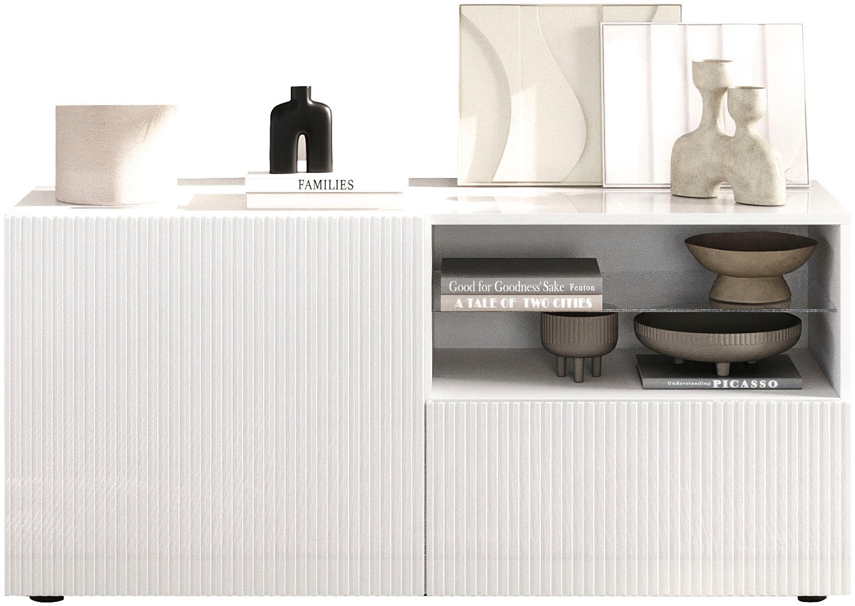 INOSIGN Lowboard "Rio Breite 120 cm, TV-Board 1 Tür u. 1 Schubkasten, TV-Sc günstig online kaufen