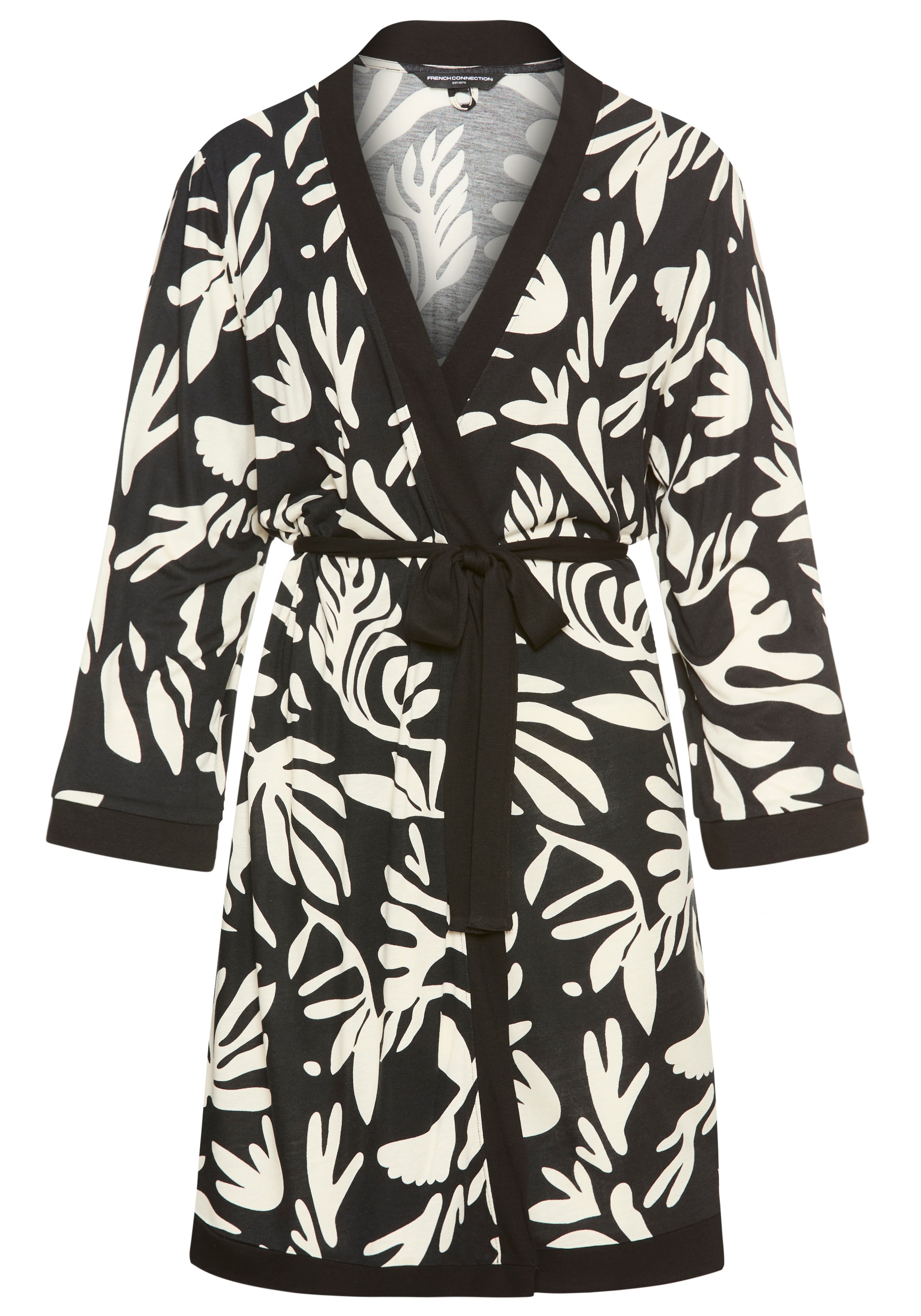 French Connection Kimono 1-teilig, im zeitlosen Schwarz-Weiß-Look günstig online kaufen