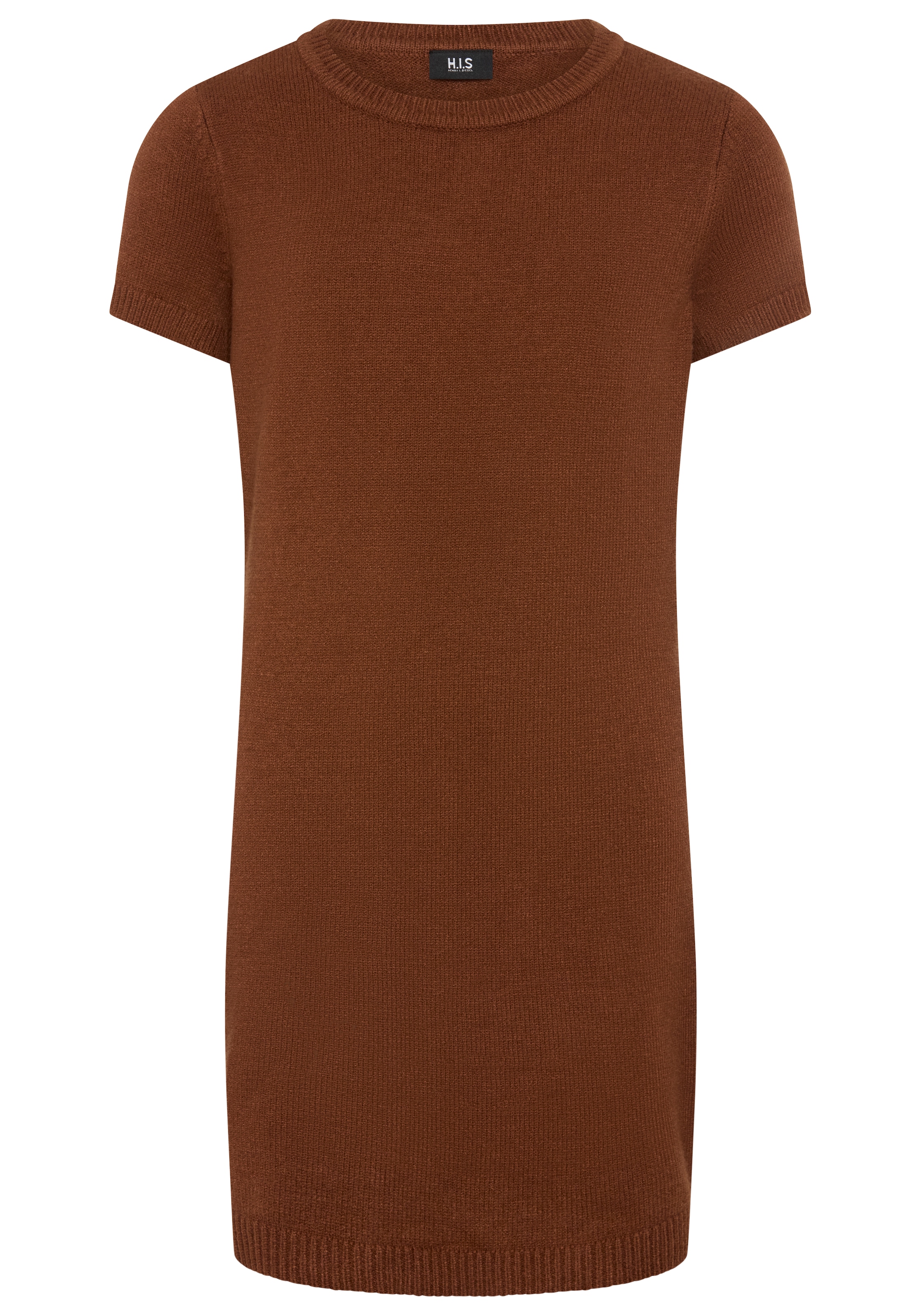 H.I.S Strickkleid »Trendiges H.I.S Strickkleid mit kurzen Arm, weich anliegend« Kleid aus Feinstrick für Mädchen, für Frühling und Herbst